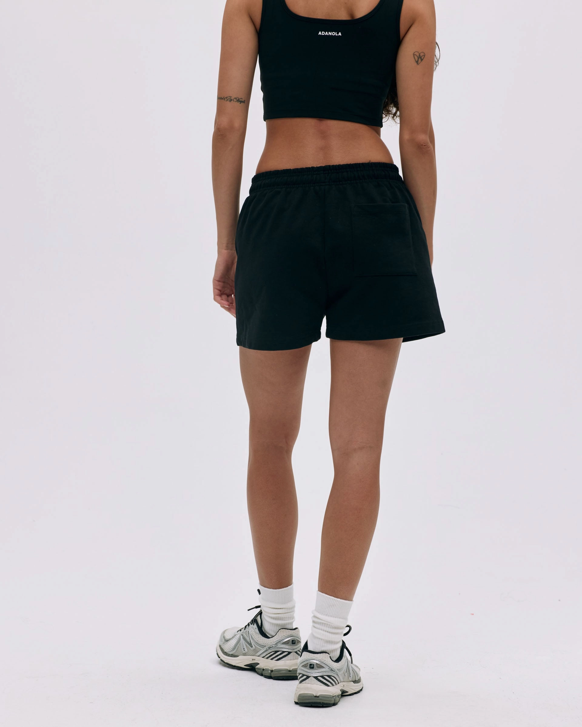 ADA Sweat Shorts - Black Stain Release Finish