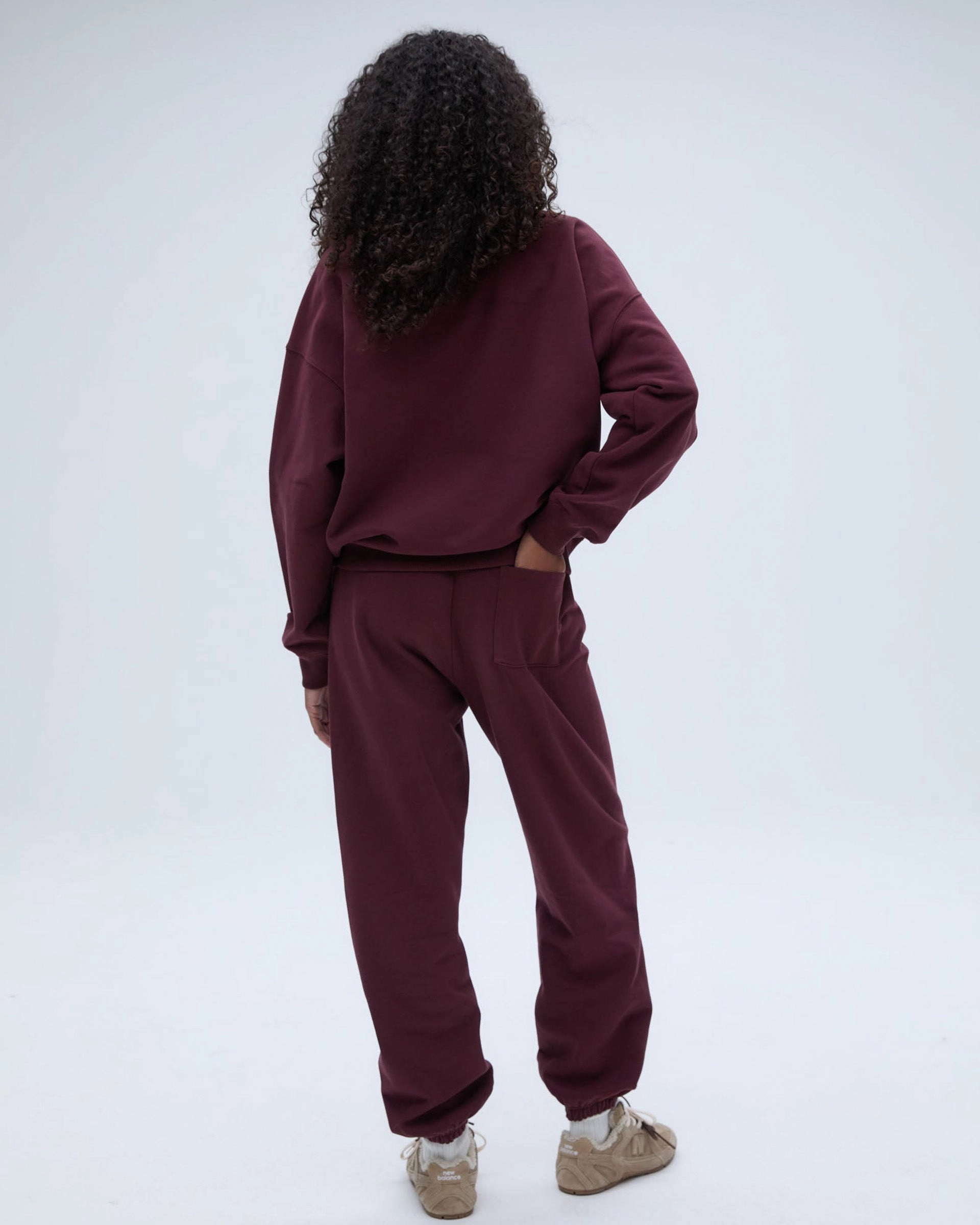 Flattering Comfort Movement Flex ADA Sweatpants - Burgundy