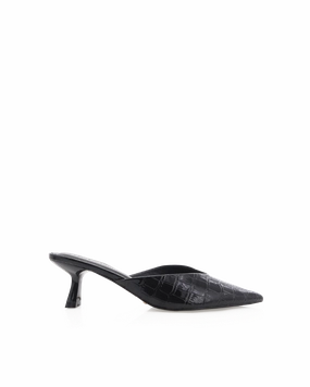 ADELE - BLACK PATENT CROC Embrace Elegance Cold Guard