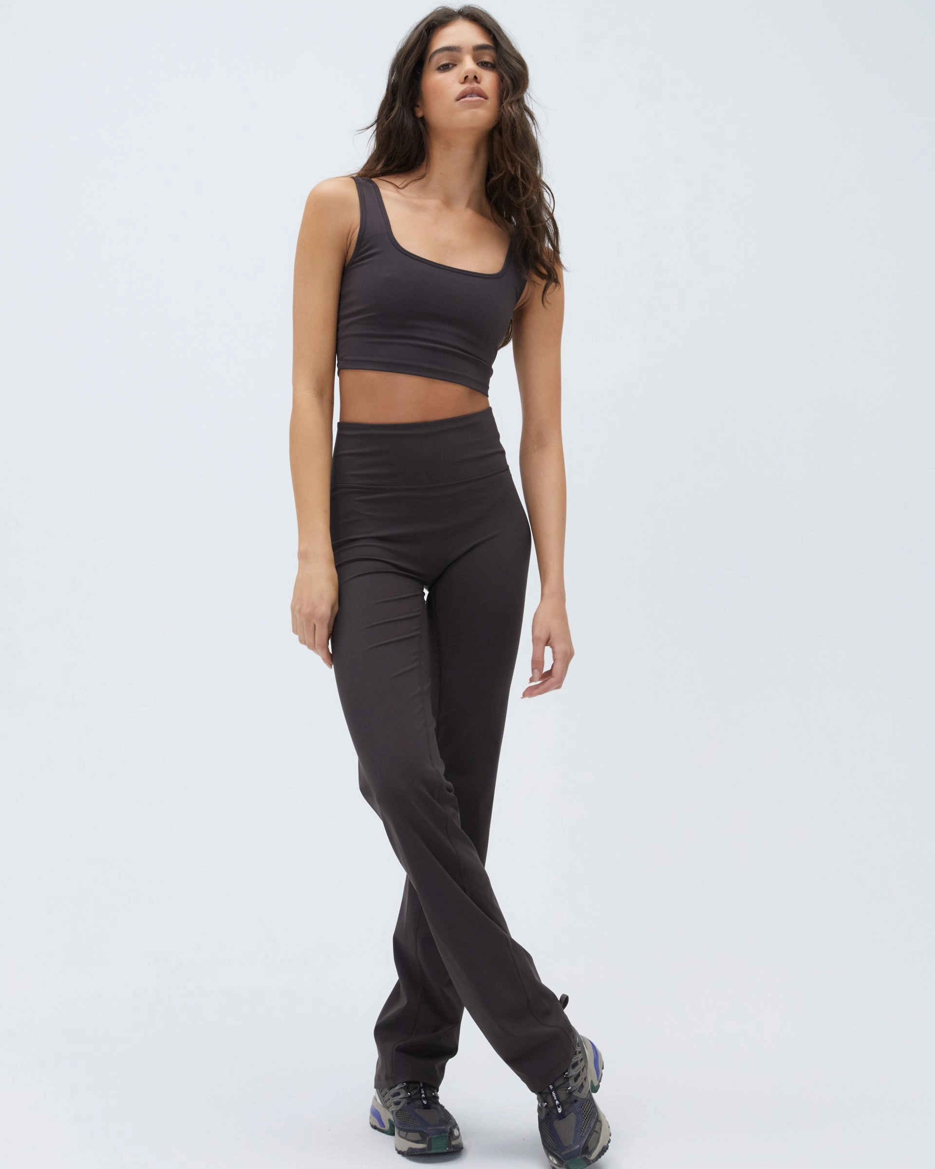 Weekend Trip Moisture Wicking Cool Fit Yoga Pant - Coffee Bean