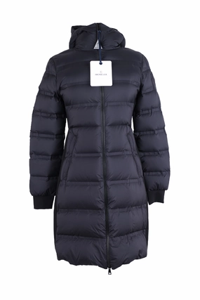 Moisture Managing Liner CompressionResistant Down Filled Long Parka Coat w/ Hood