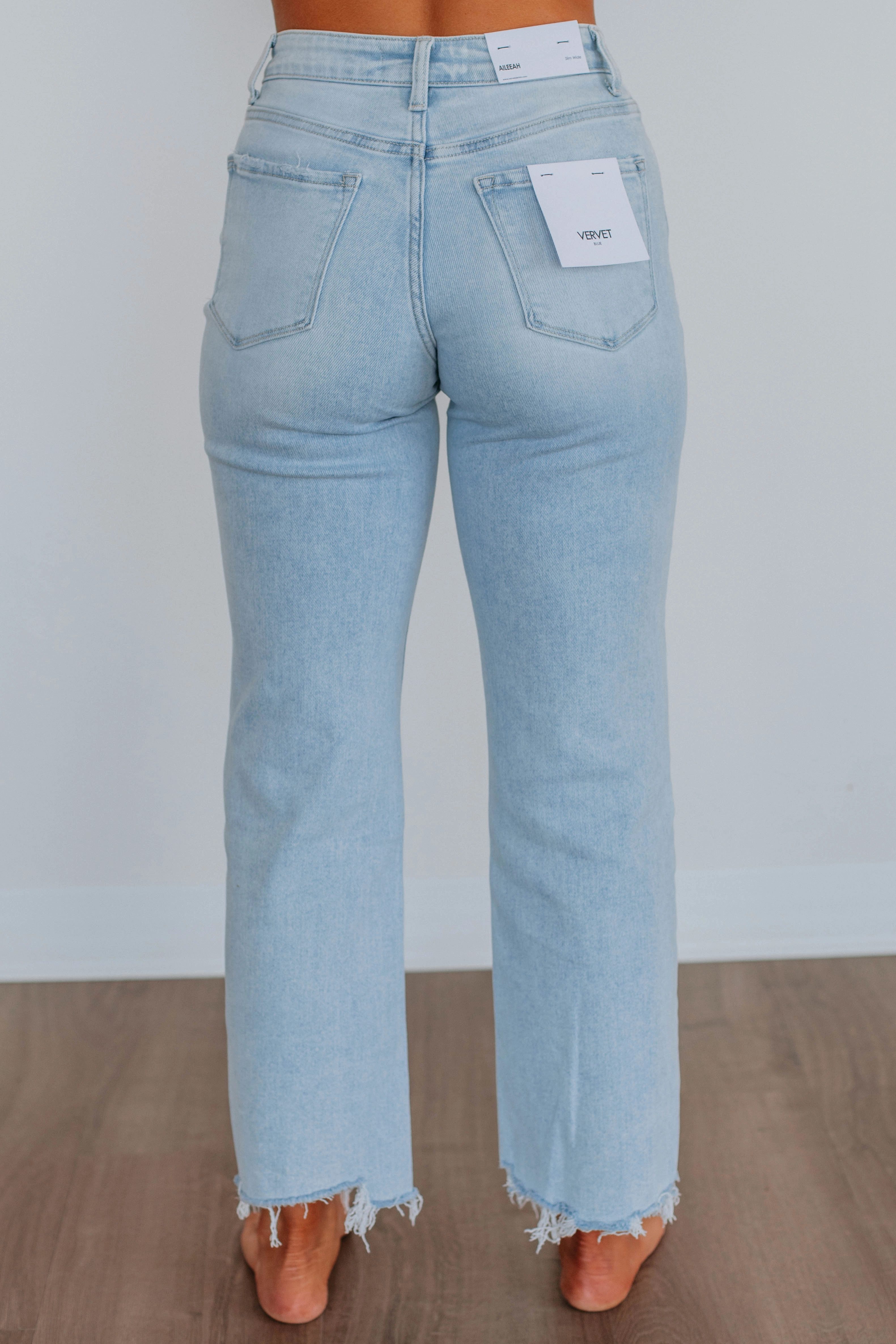 No Gap Waist Aileeah Vervet Jeans - Light Wash