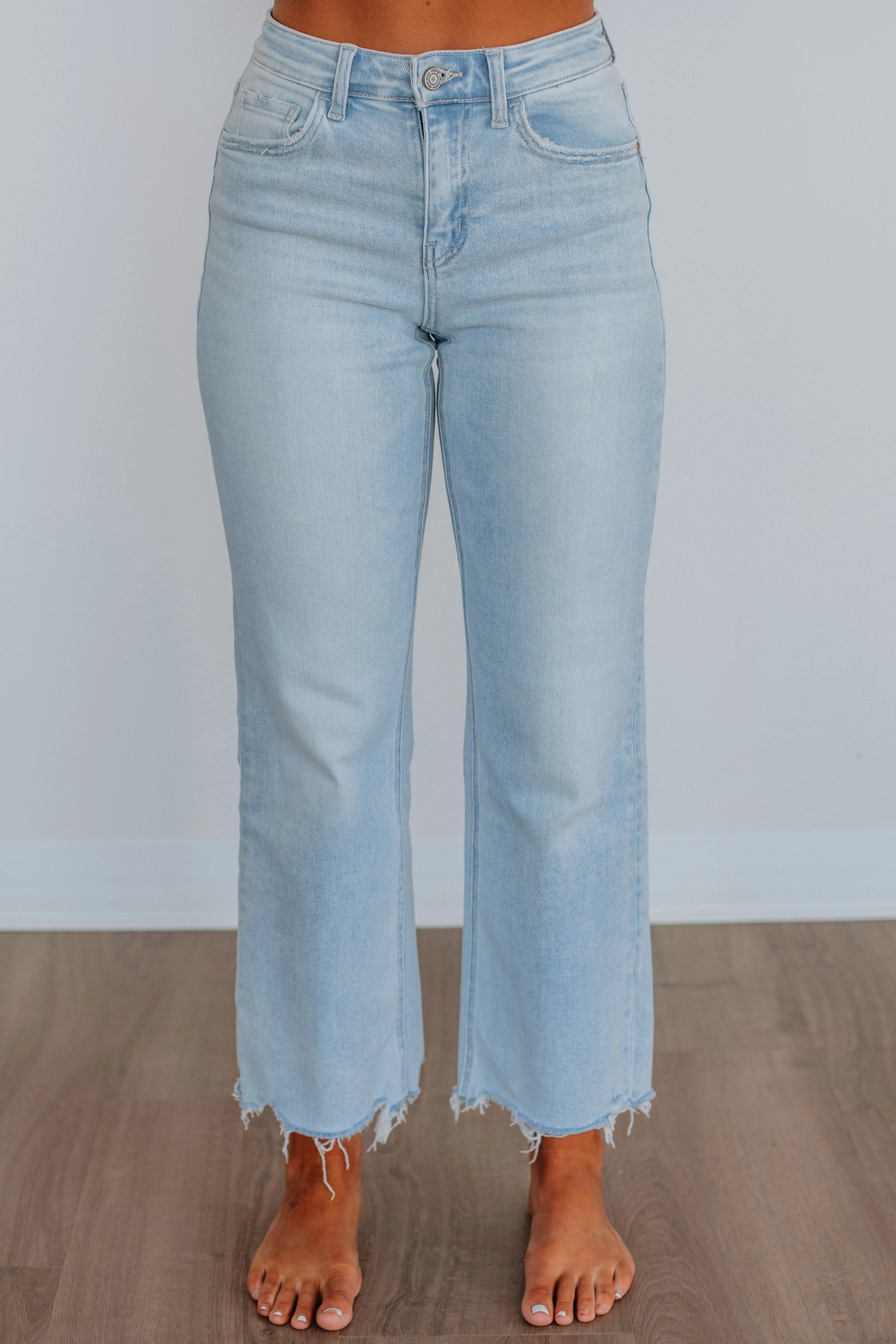 Aileeah Vervet Jeans - Light Wash Fade Resistant Wash Neutral Piece