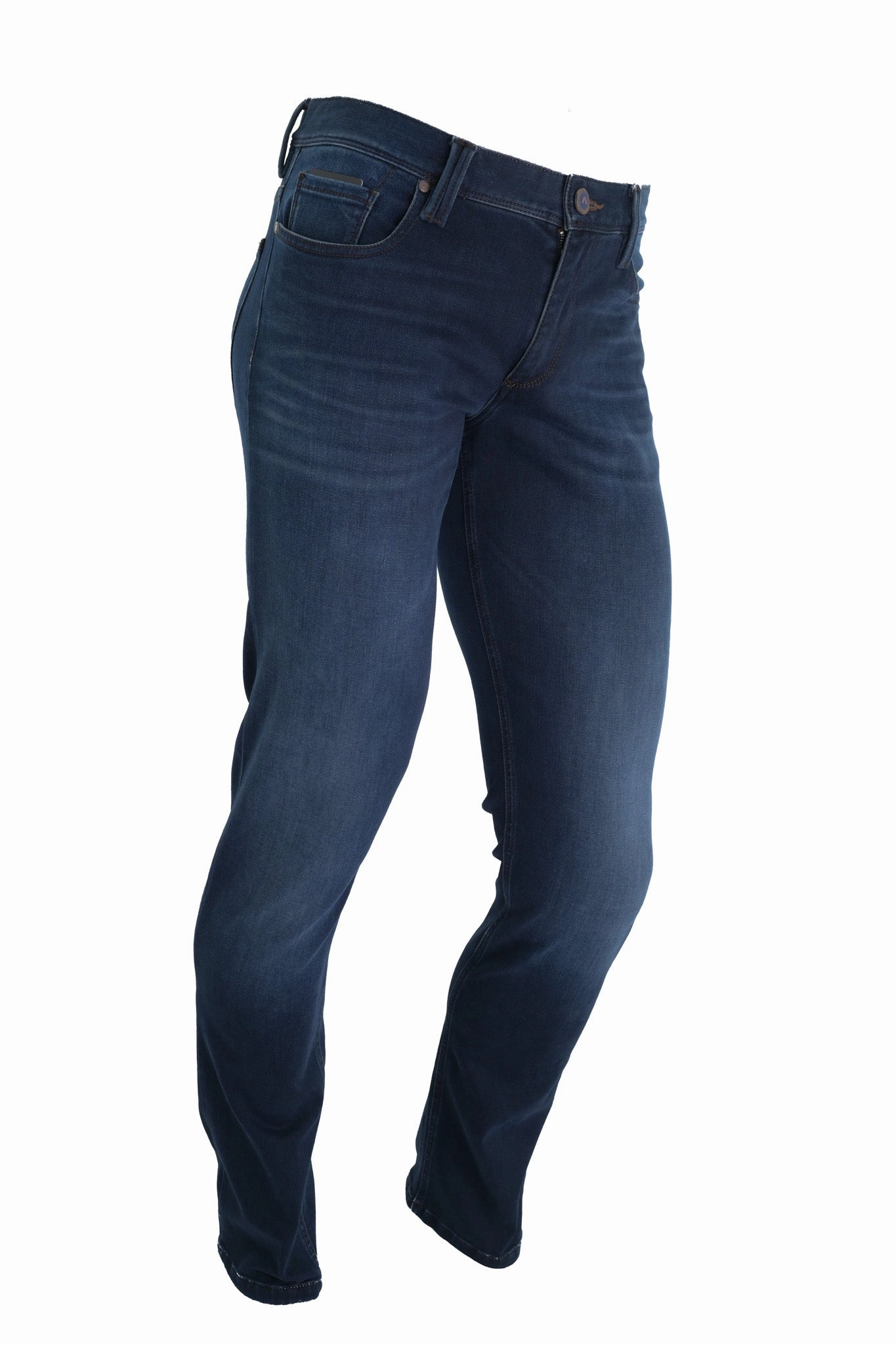 Smart Casual Classic Wear Alberto Jeans - Dark Blue