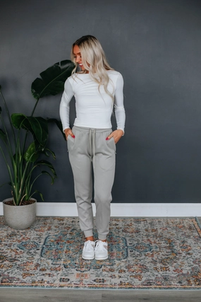 Alex Active Joggers - Pebble No Pinch Effortless Design
