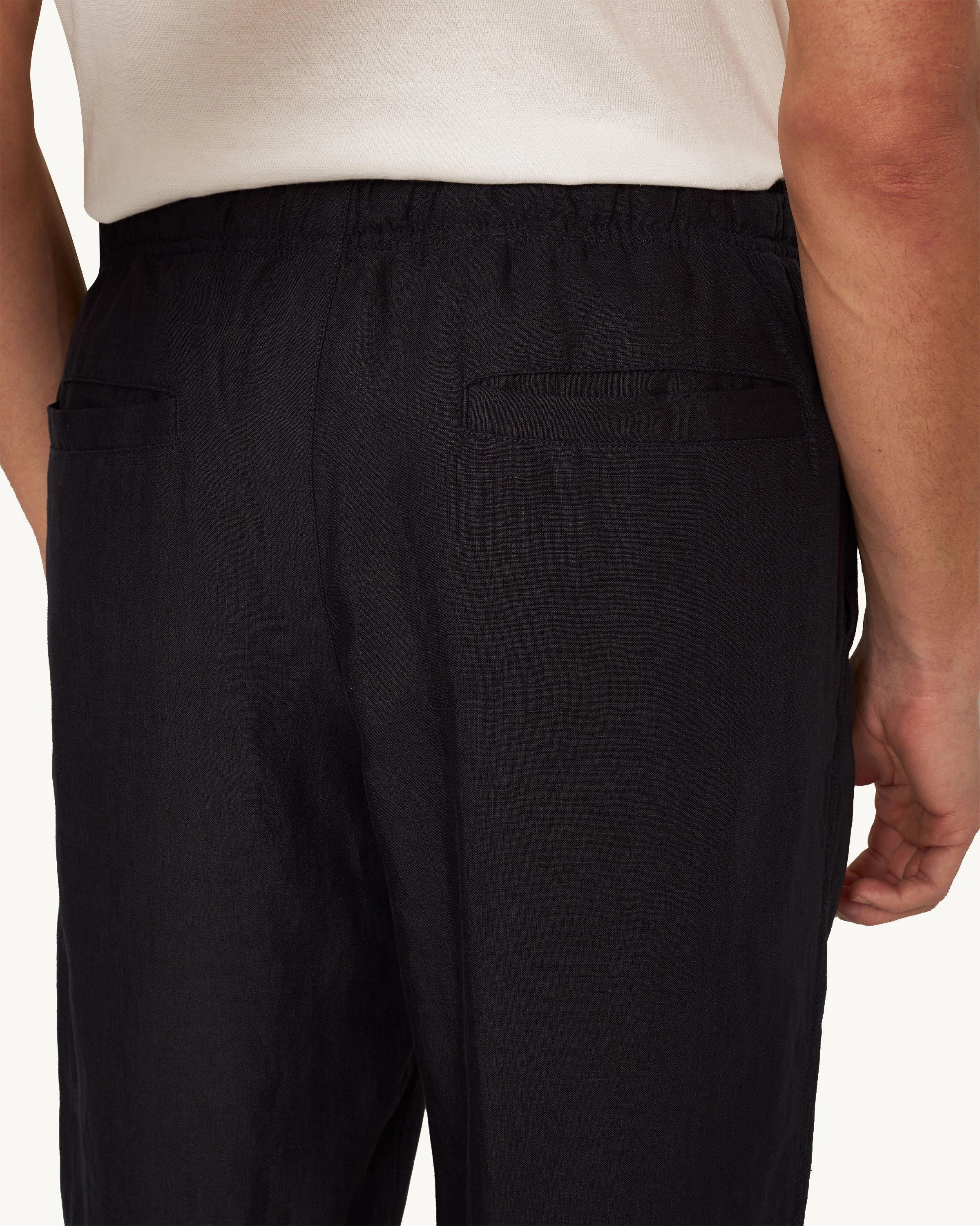 Modern Utility Comfortable Waistband Alex Linen