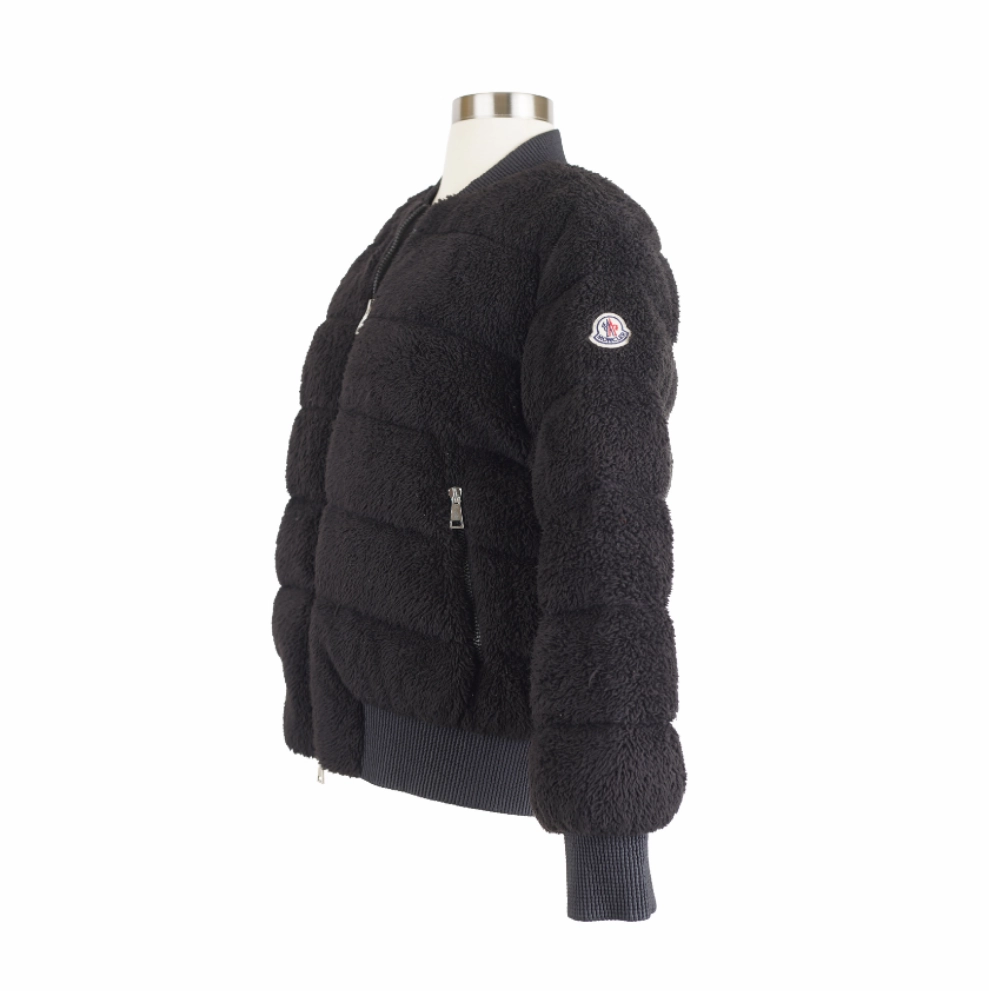 Algedi Down Filled Faux Shearling Jacket Multi Layer Construction