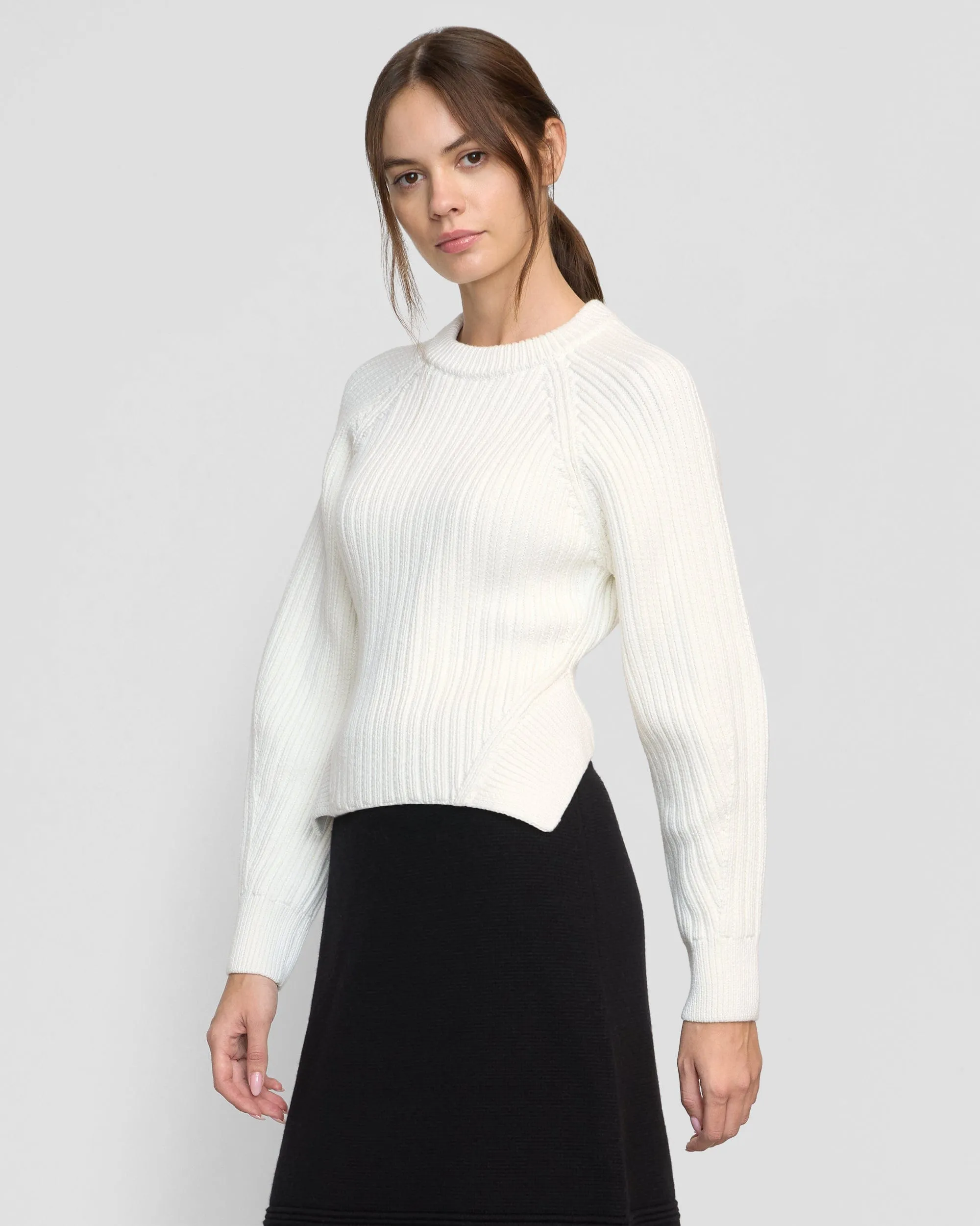 Functional Style Iona Organic Cotton Cropped Sweater