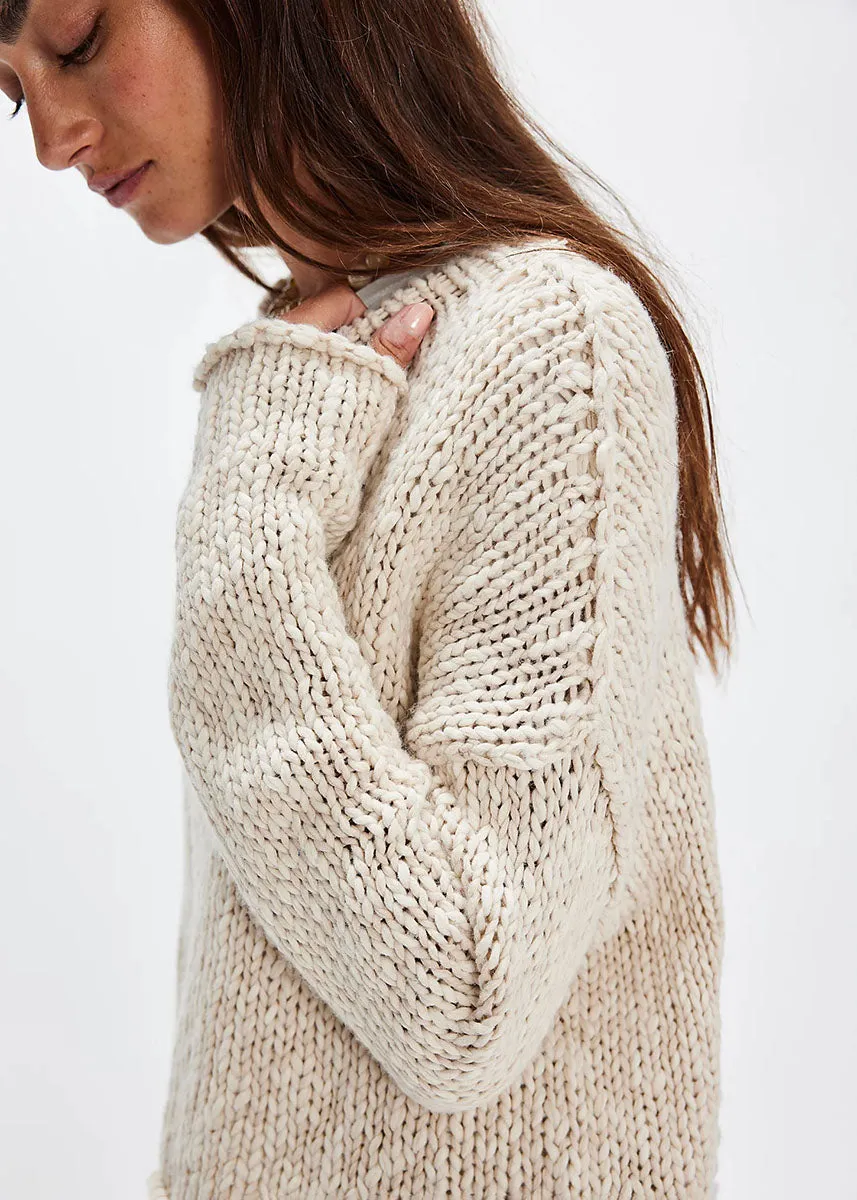 Chilly Season Opal Sweater - Tea