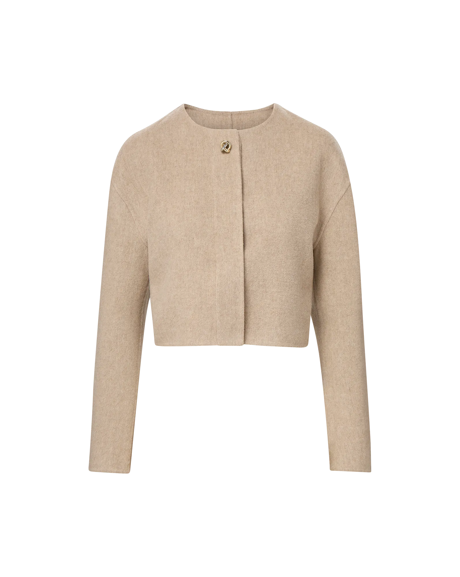 Comfy Layering Loopback Fabric Philips Cropped Jacket