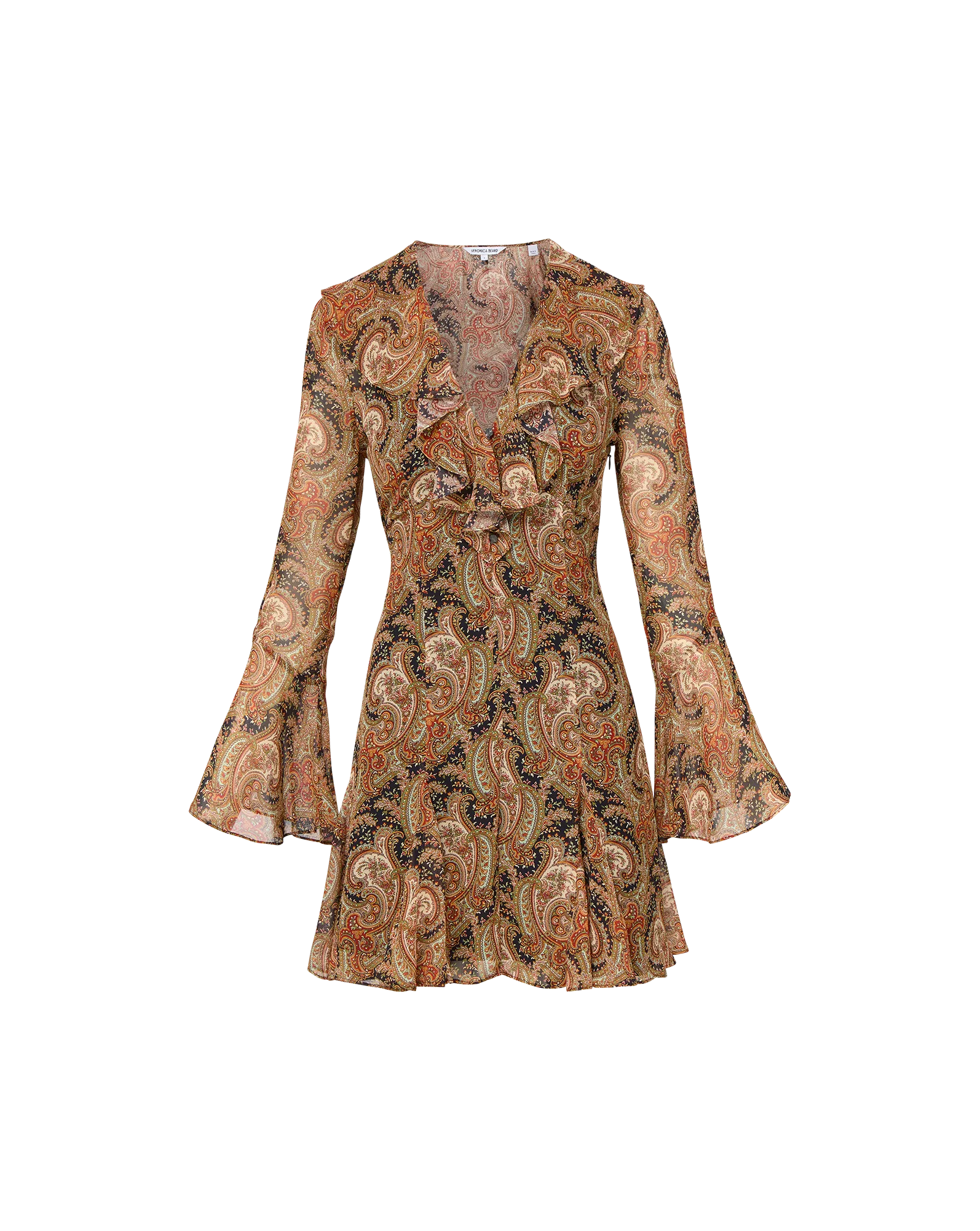 Adrienne Silk Mini Dress Flattering Shape Wear Anniversary-Event