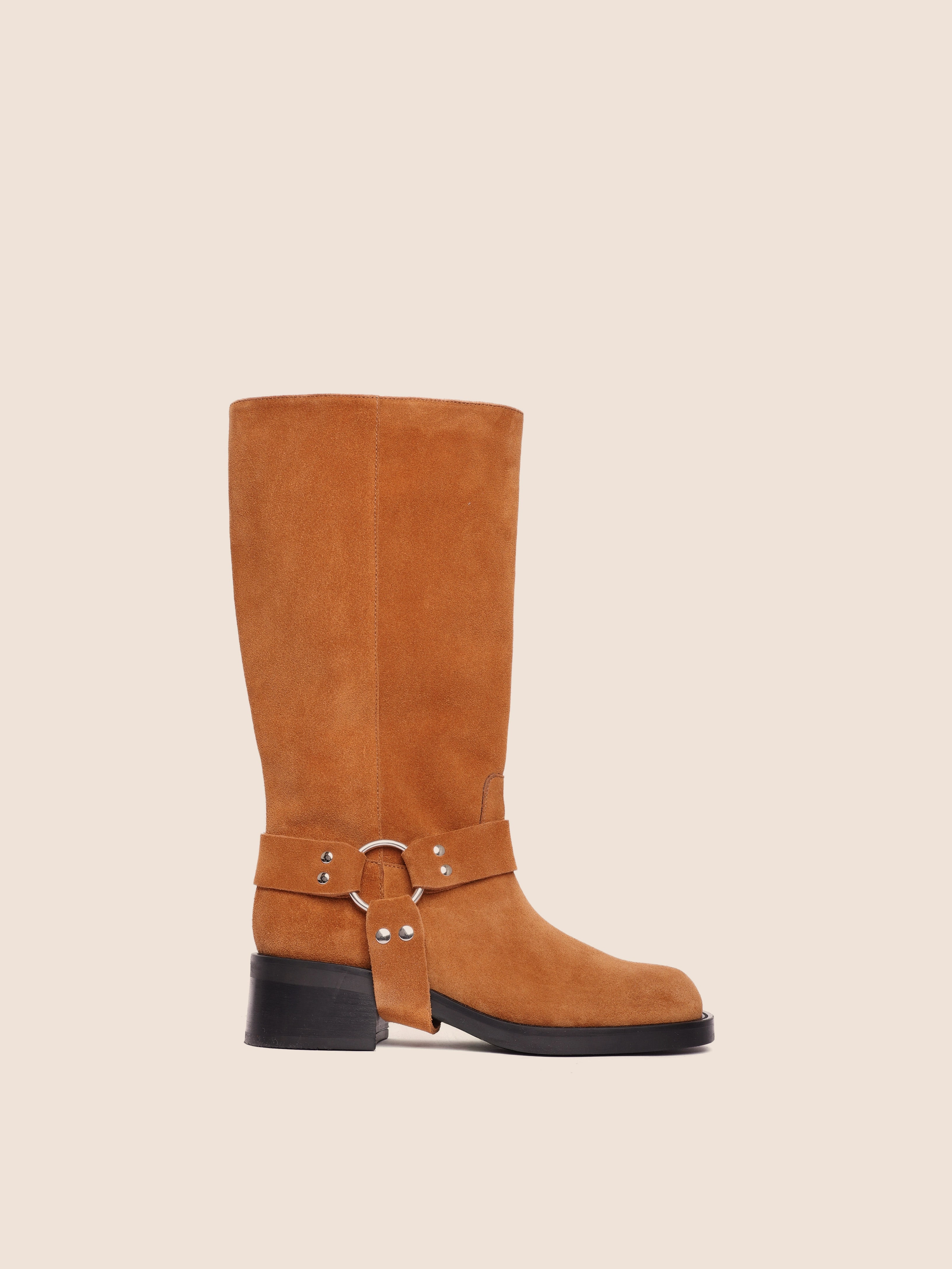 Easy Pairing Lucca Honey Suede Boot