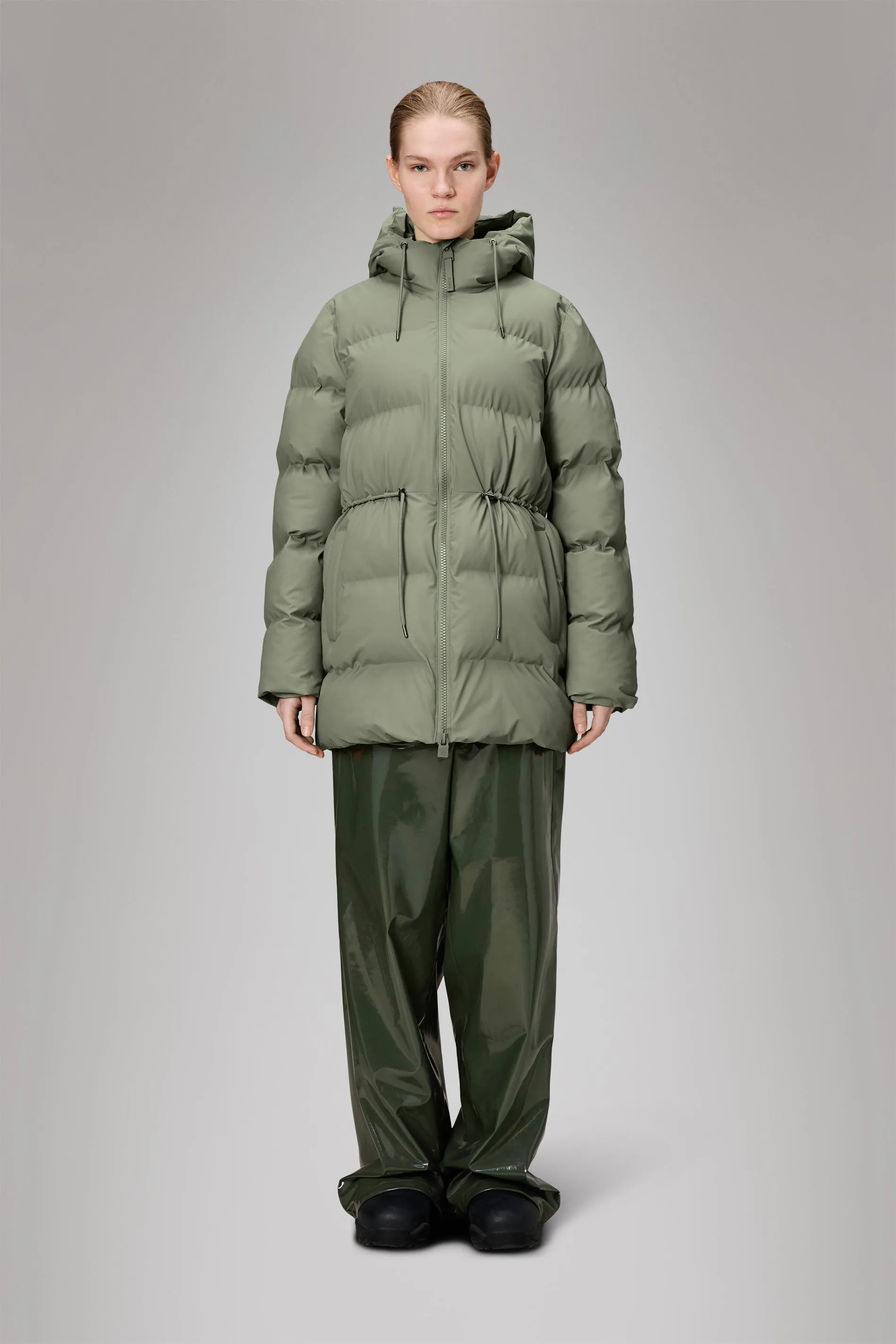 Alta Long Puffer String W Jacket Airtight Seam Sealing