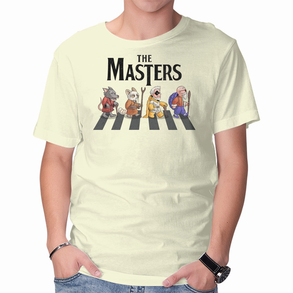 Anime Masters spandex blend Double Stitched Hem