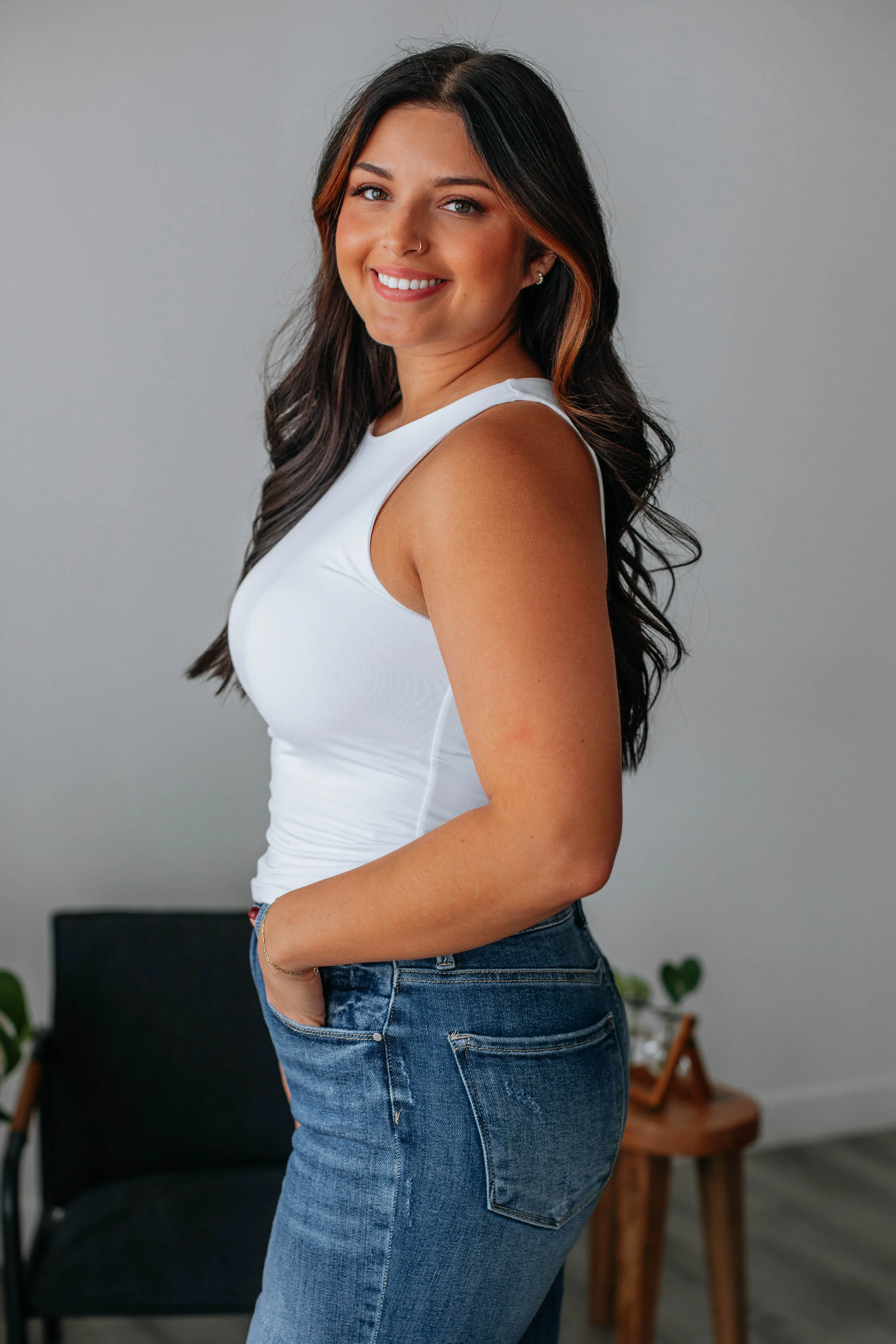 proven Enhanced Motion Range Ariel Basic Tank - Ivory