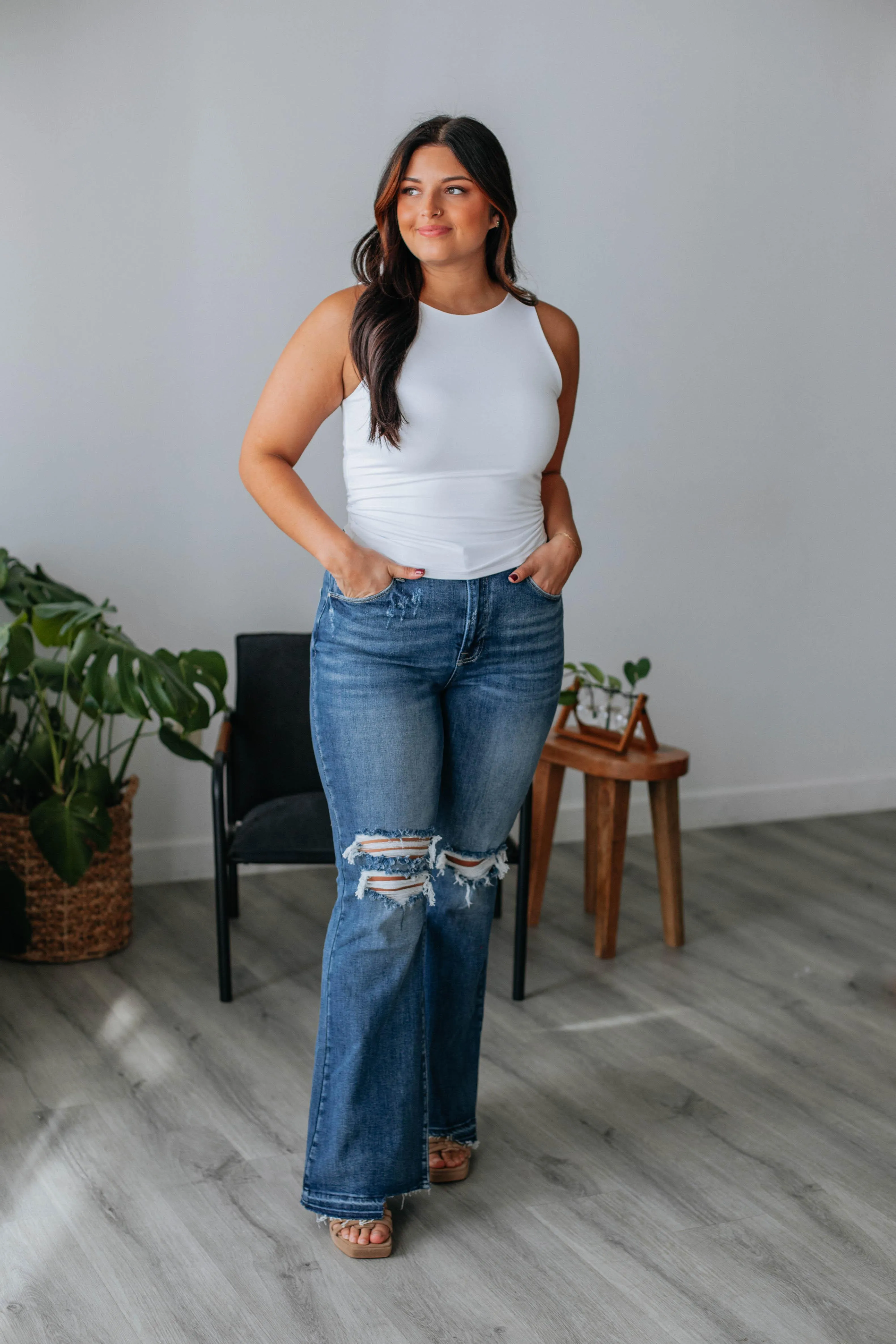 Travel Light high - speed movement Ariel Basic Tank - Ivory