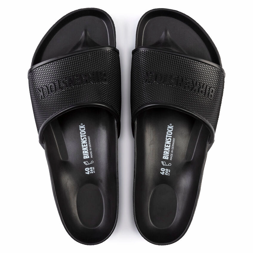 Barbados EVA Slide in Black from Birkenstock breathable materials