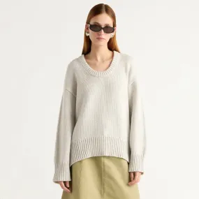 Archie Deep U-Neck Sweater Layered Look All Season Wear