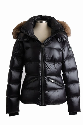 Weatherproof Technology Temperature Regulating Fill Madalyn Down Puffer Jacket W/ Shearling Hood