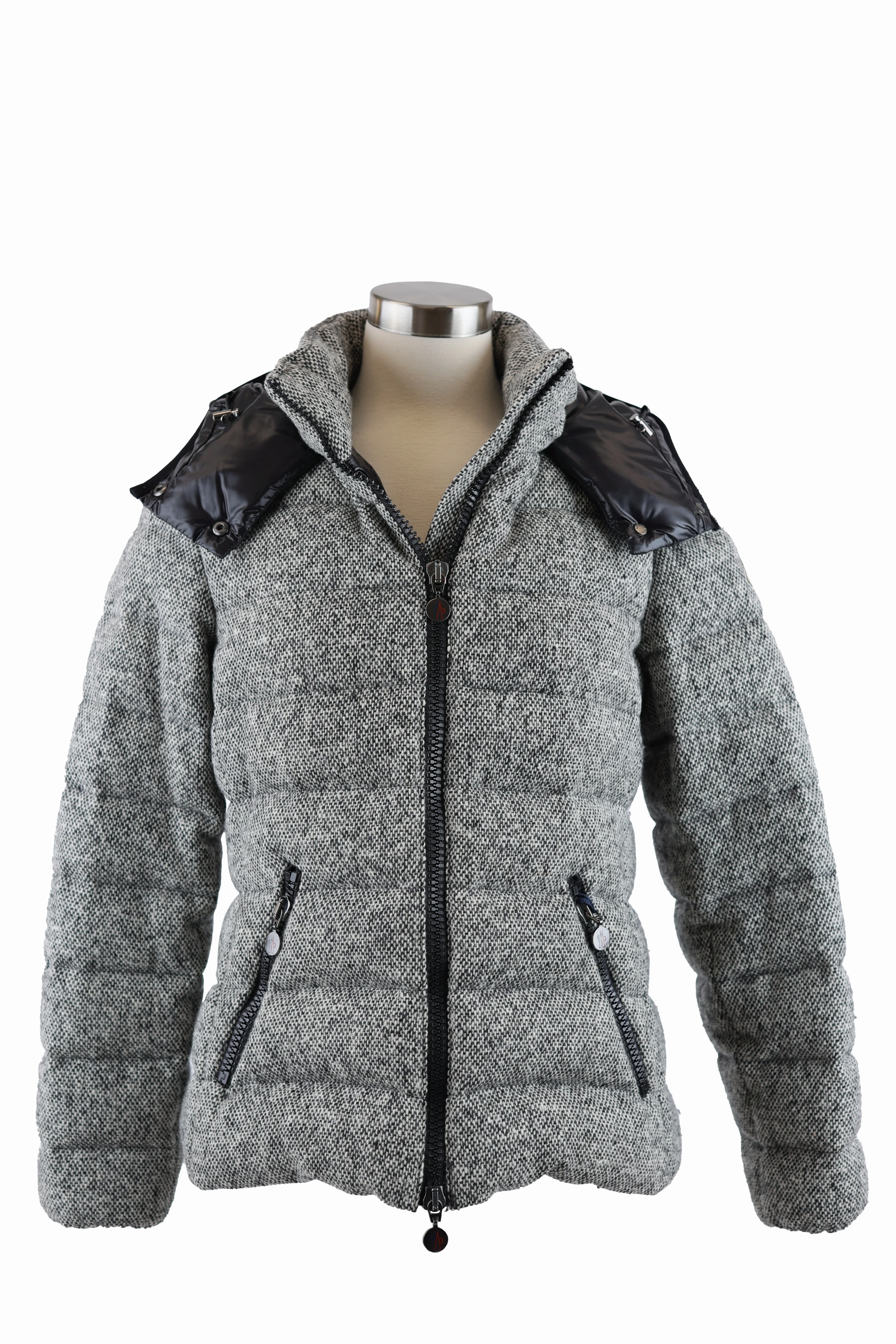 Astere Wool Quilted Down Puffer Jacket Packable Construction