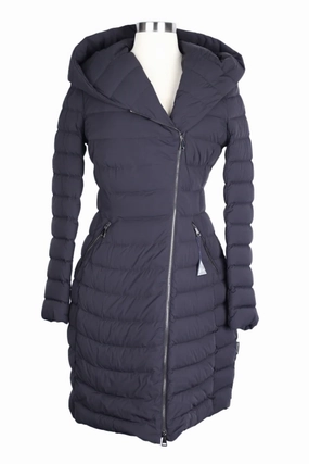 Adjustable Cuff Asymmetrical Zip Down Parka