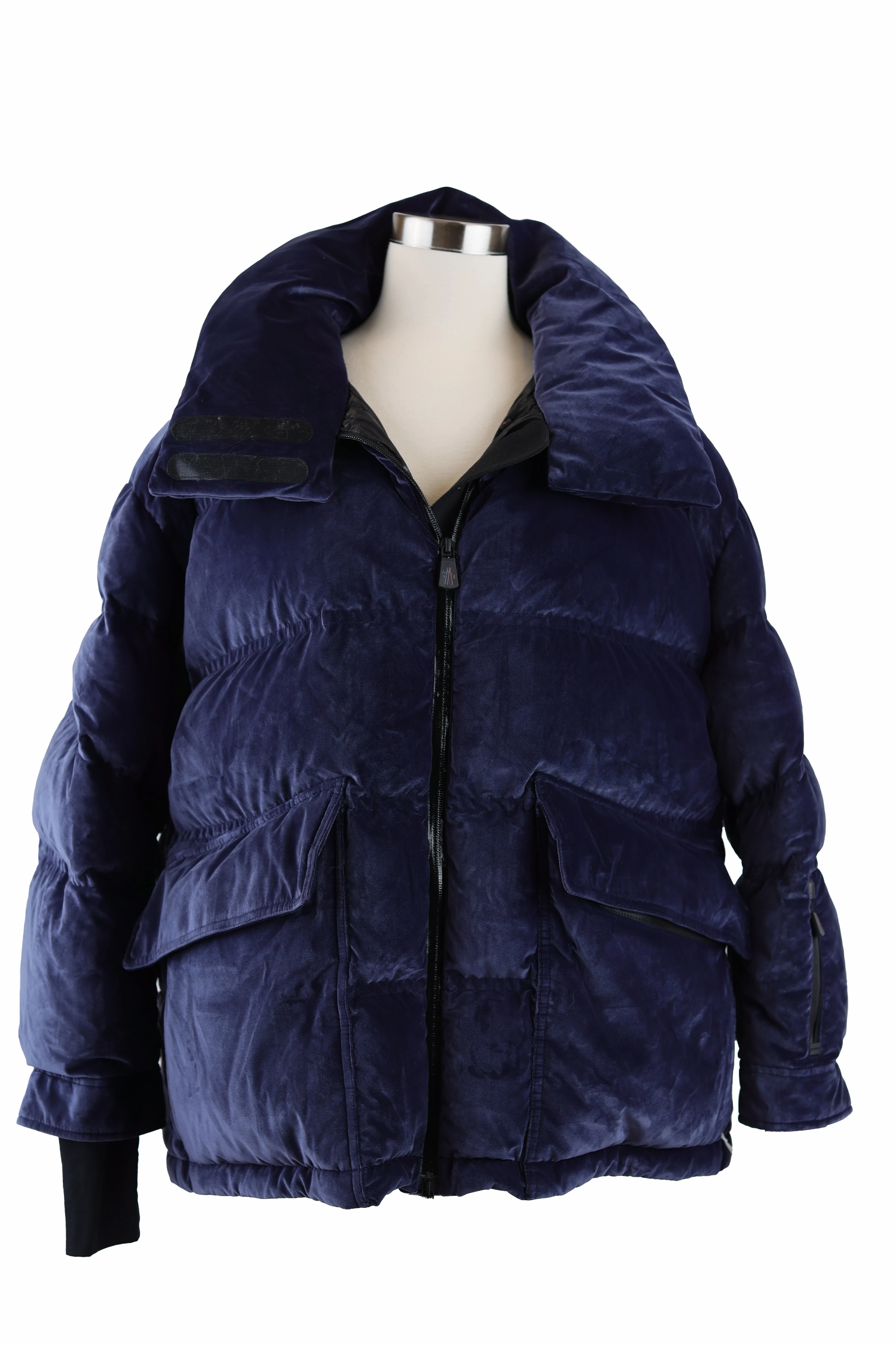 Atena Velour Down Puffer Jacket Heat Sealed Seams MultiAngleVentilation