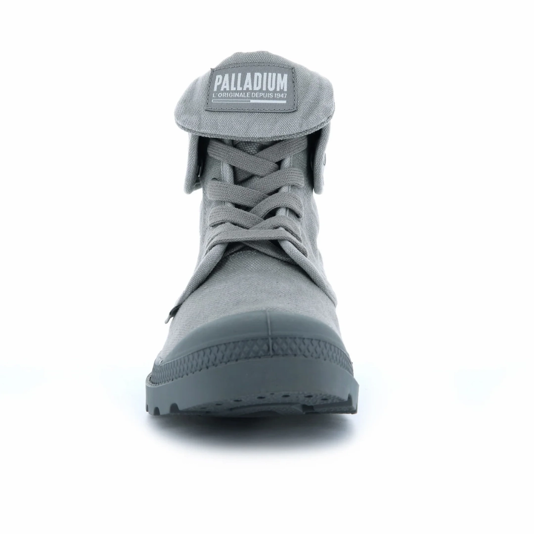 Baggy Canvas Boot in Titanium from Palladium Ranch Mode Urban Hiker