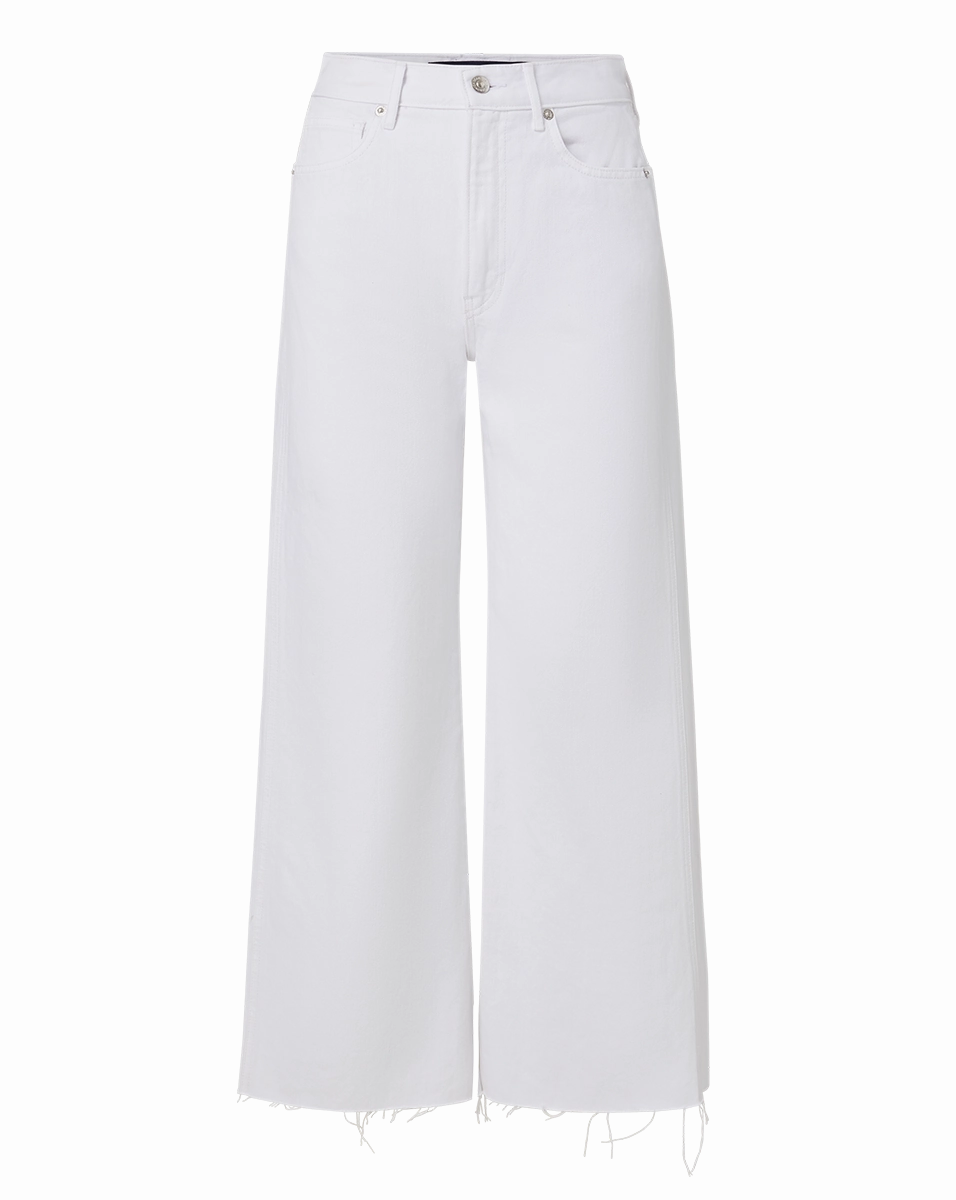 Shopping Day Vibrant Office Wear Taylor Cropped Wide-Leg Jean