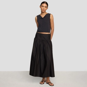 Vibe Ready Bao Organic Cotton Drop-Waist Skirt