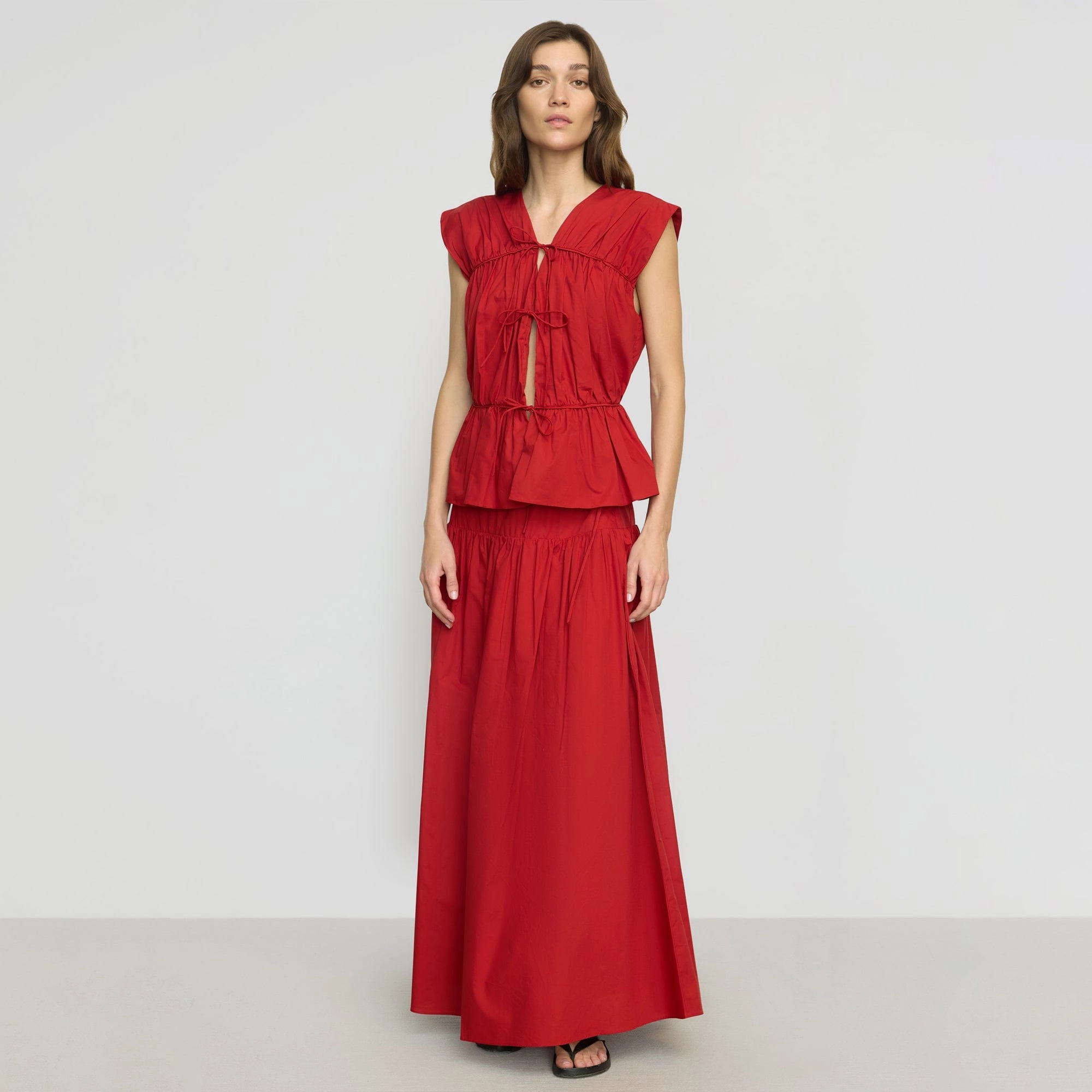 Mood Dressing Weekend Vibes Bao Organic Cotton Drop-Waist Skirt