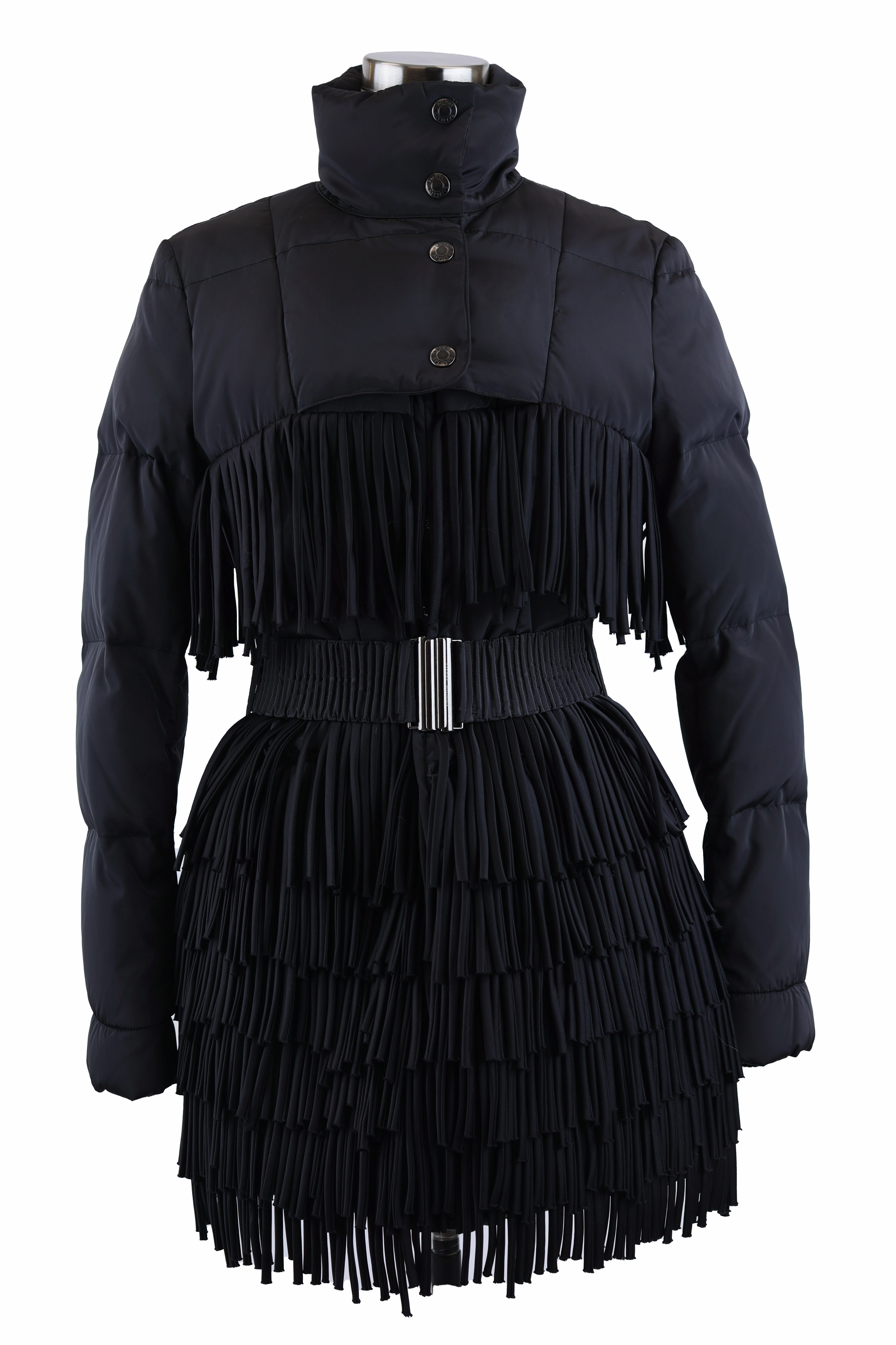 Bold Statement All weather Belted Parka W/ Tassels