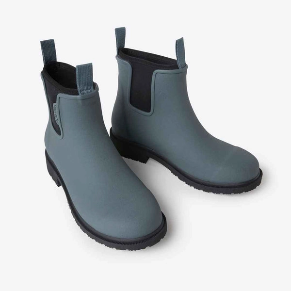 Bobbi Rain Boot in Slate Gray from Merry People Flexible Frame Functional Minimalist