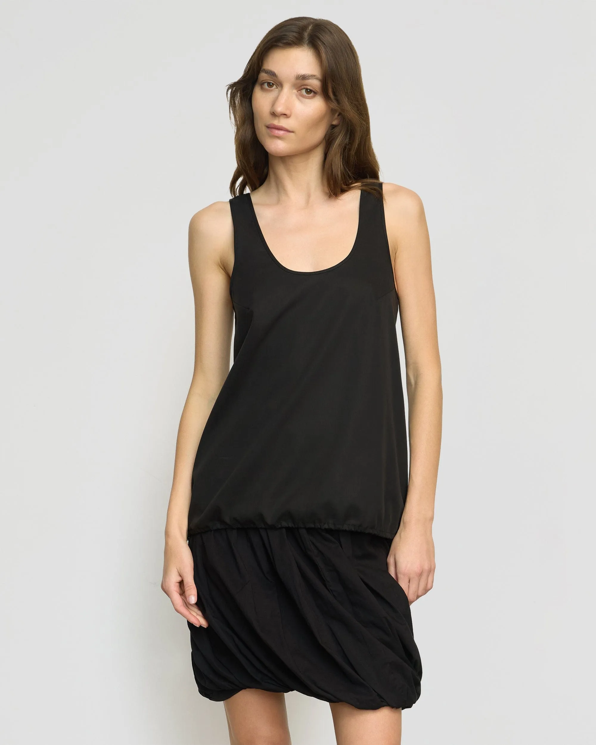 Fit Comfort Miller Drawstring-Hem Tencel-Blend Tank