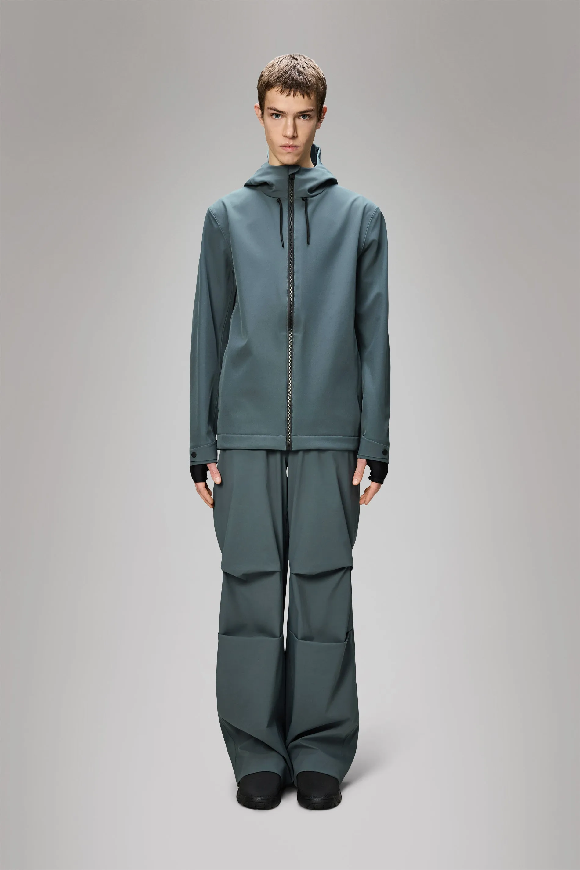 Sleek Outdoor Look Hidden Zipper Suva Softshell Jacket