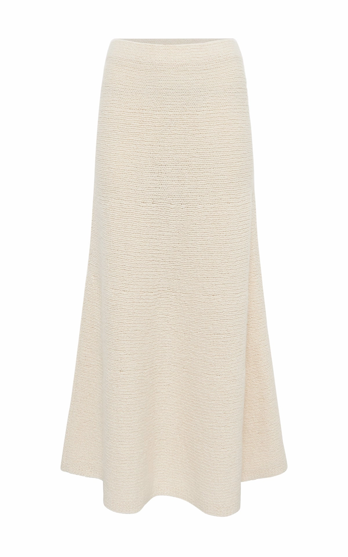 Performance Fashion Easy Vibe Ostara Knit Maxi Skirt in Ivory Cashmere