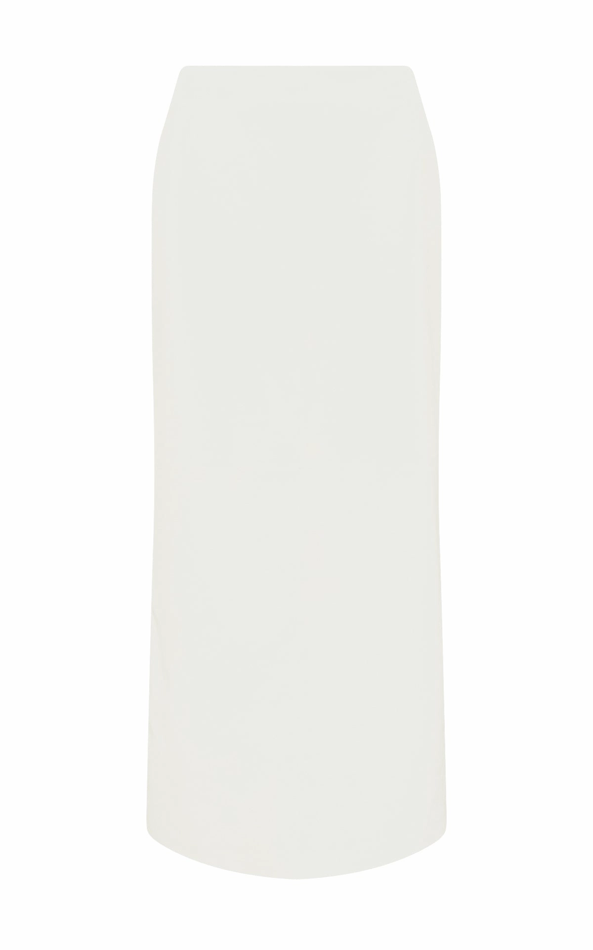 Manuela Midi Skirt in Ivory Soft Leather Quick Dry Technology Street Style