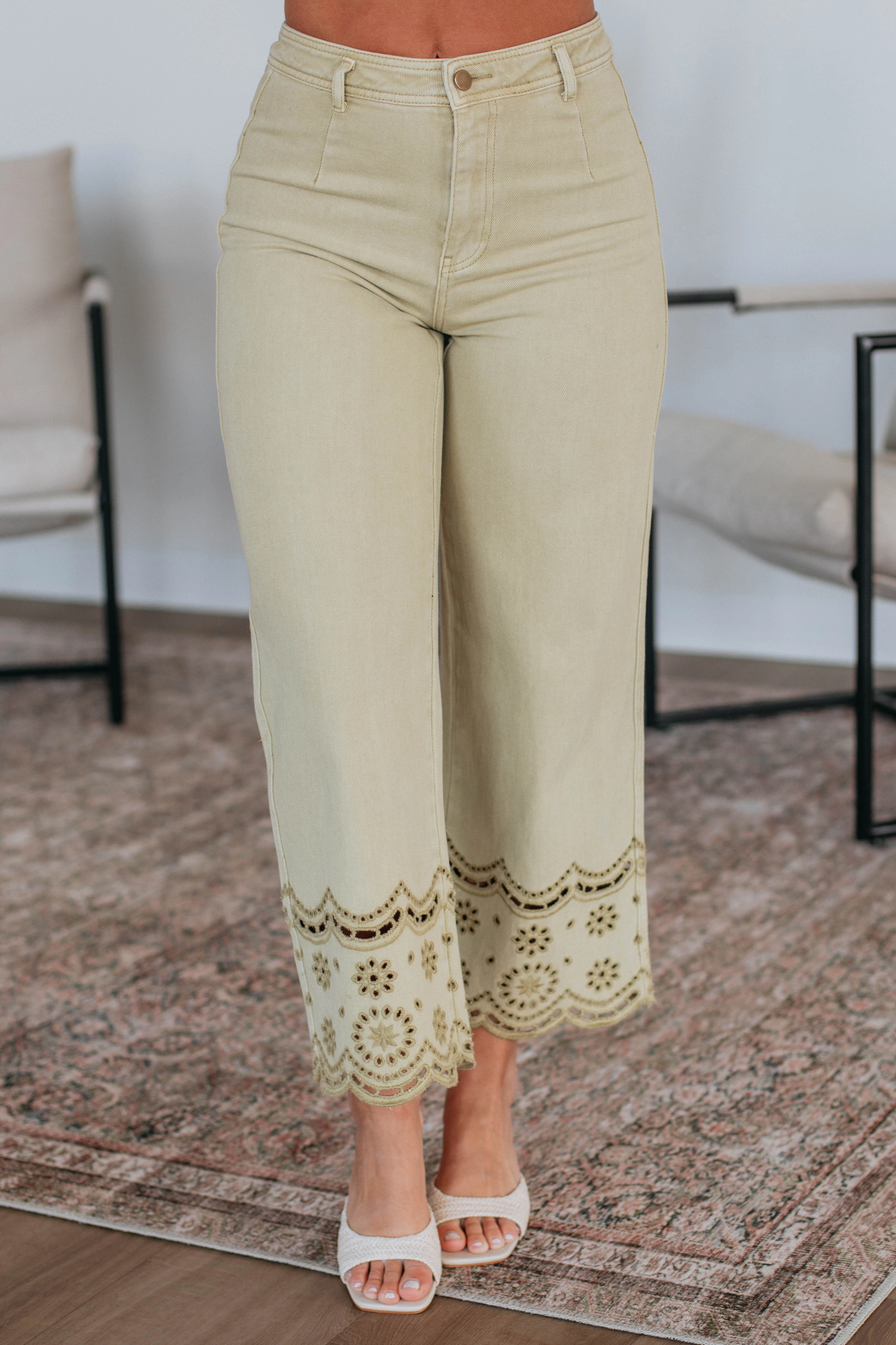 Layered Comfort Adelia Wide Leg Pants