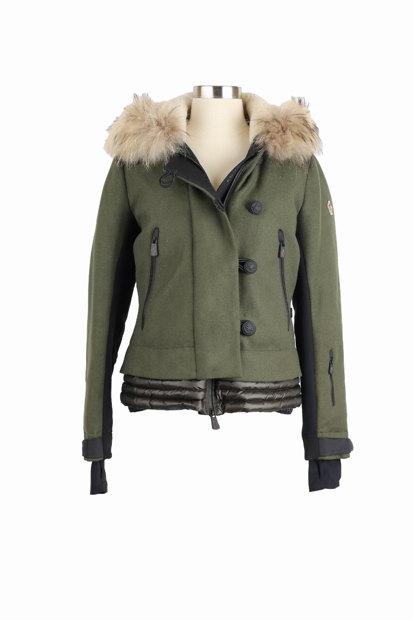 Bonneval Wool Down Ski Jacket W/ Fur Hood Autumn Wear