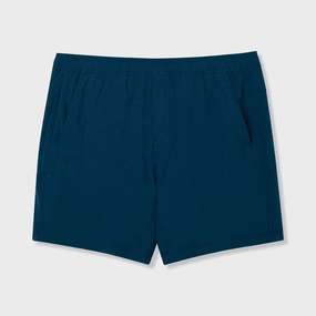 Fun Colors Comfortable Style Navy Rafter Short