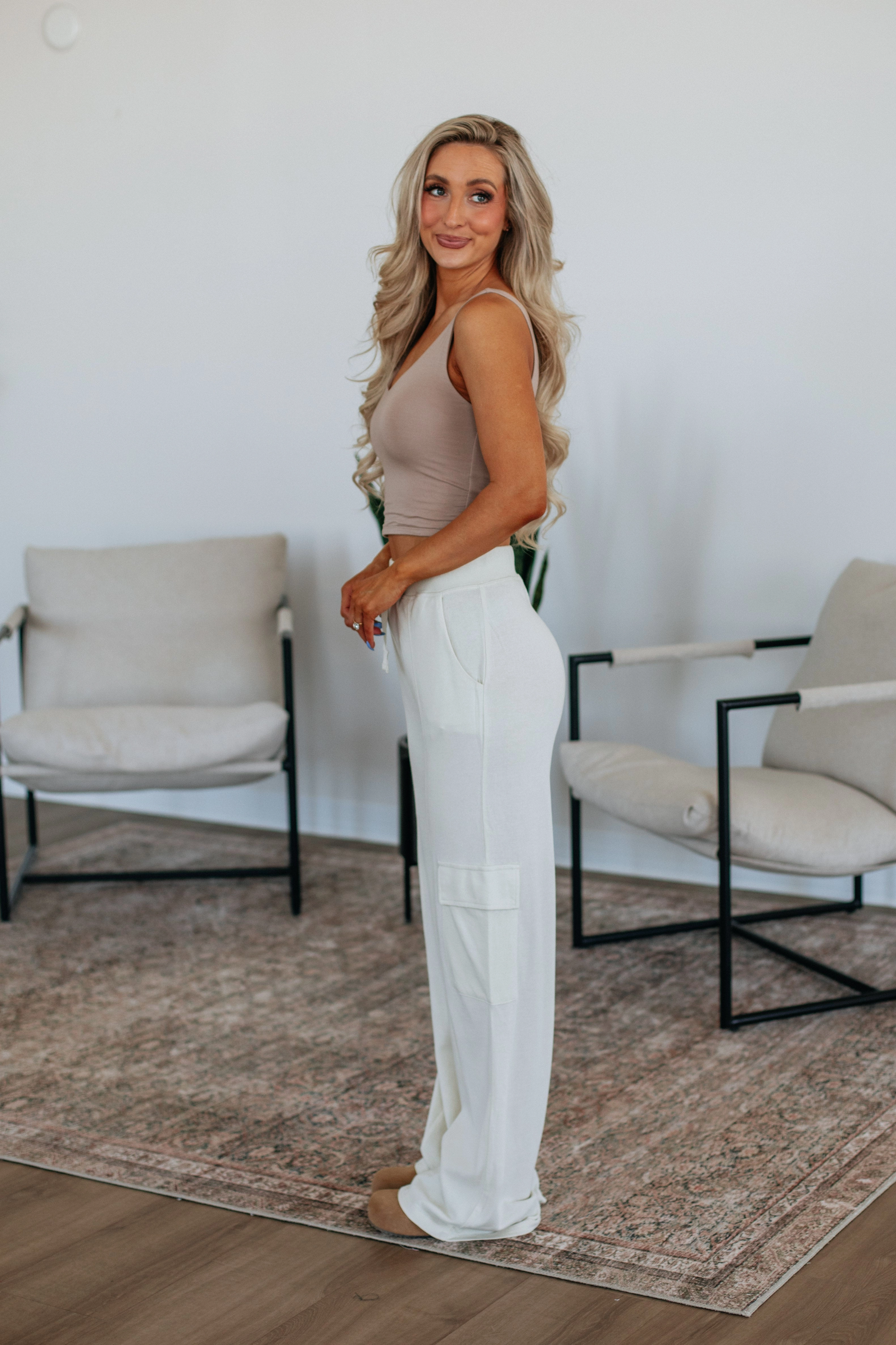 Merritt Lounge Cargo Pants - Natural Anti Odor Technology Ultra Soft Inner Layer