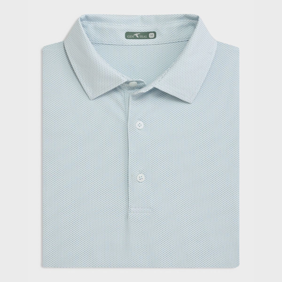 Summer Smart Comfortable Layers Brick Jacquard Polo