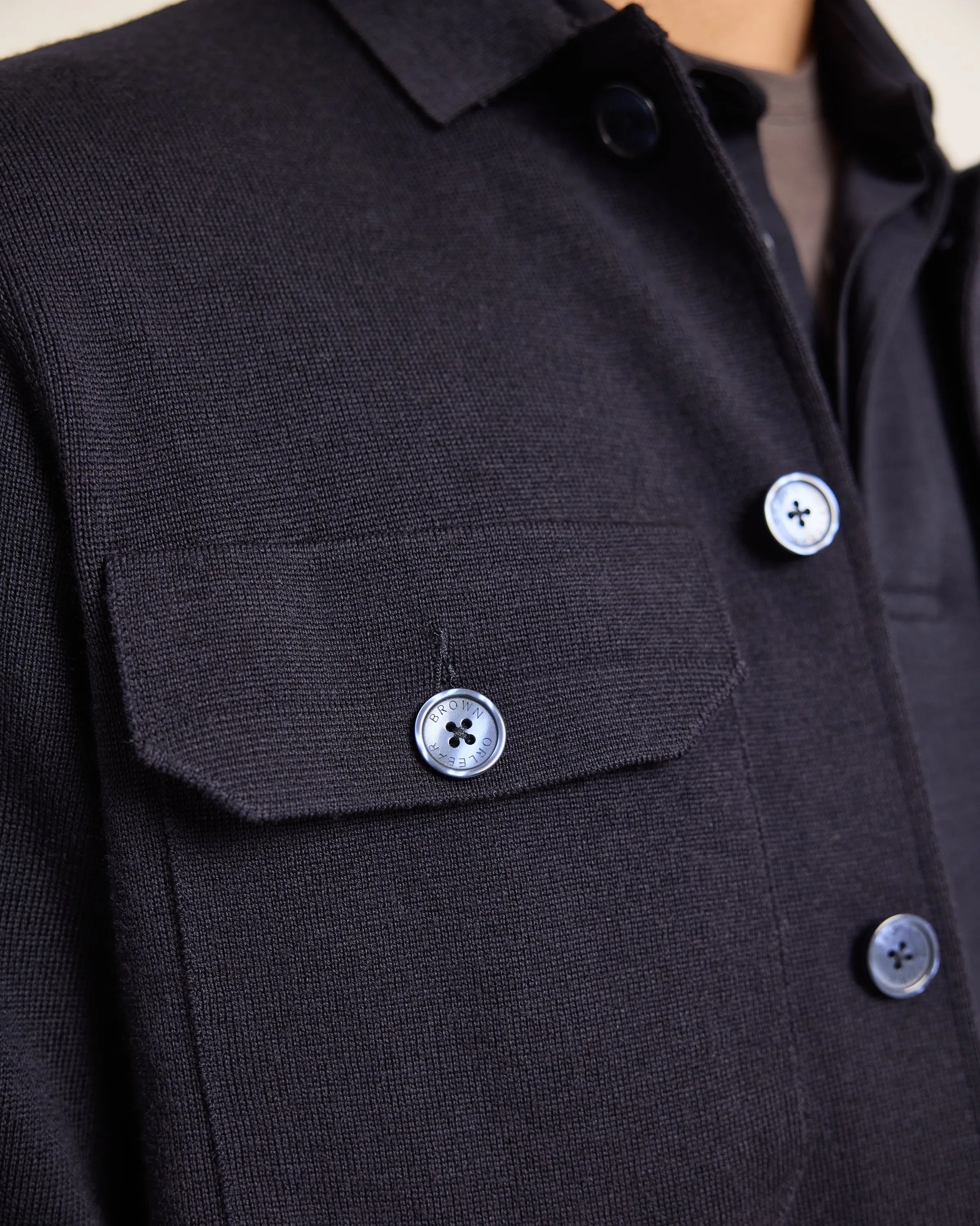 Fashionable Layer Knit Wear Brigg Merino