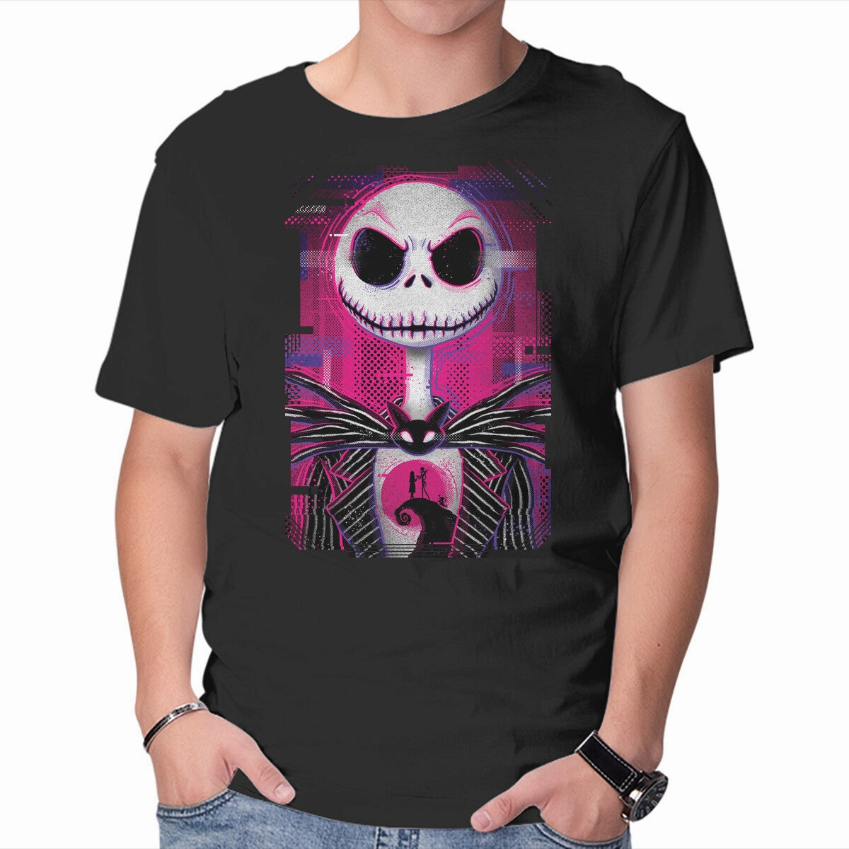 Jack Skellington Glitch Comfy Base Fit Design
