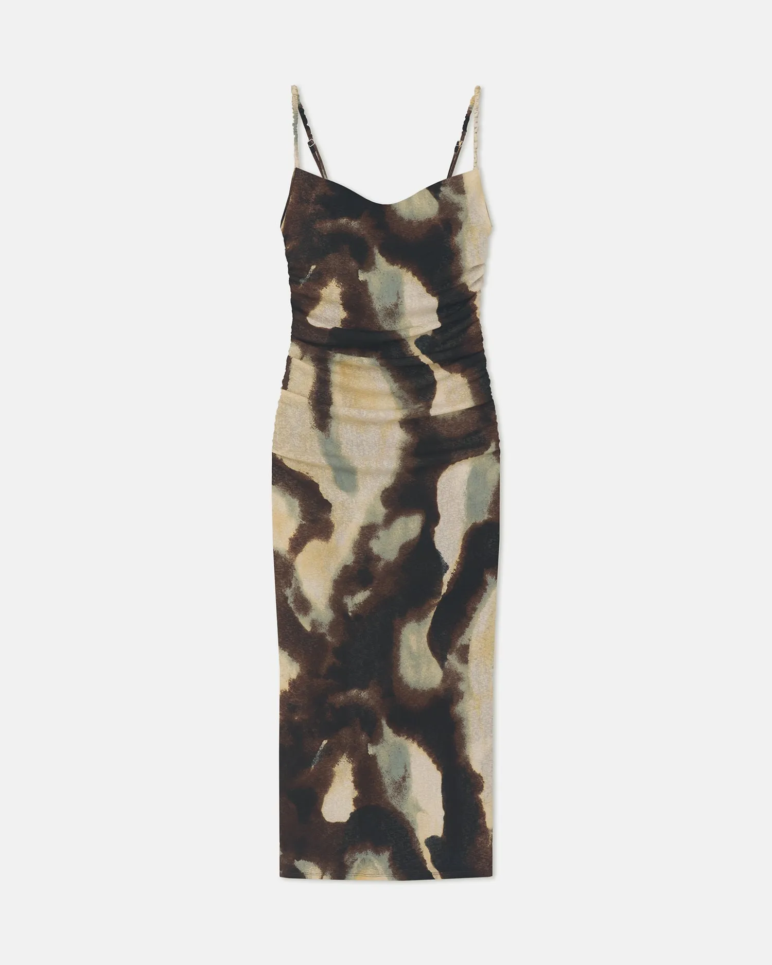 Comfy Shape Light Fit Alexa - Mesh Jersey Dress - Watercolor Sage
