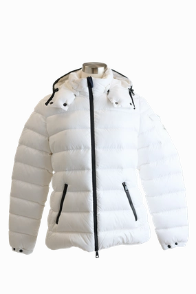 Seamless Shoulder Construction Anti Static Treatment Bady Quilted Down Puffer Jacket