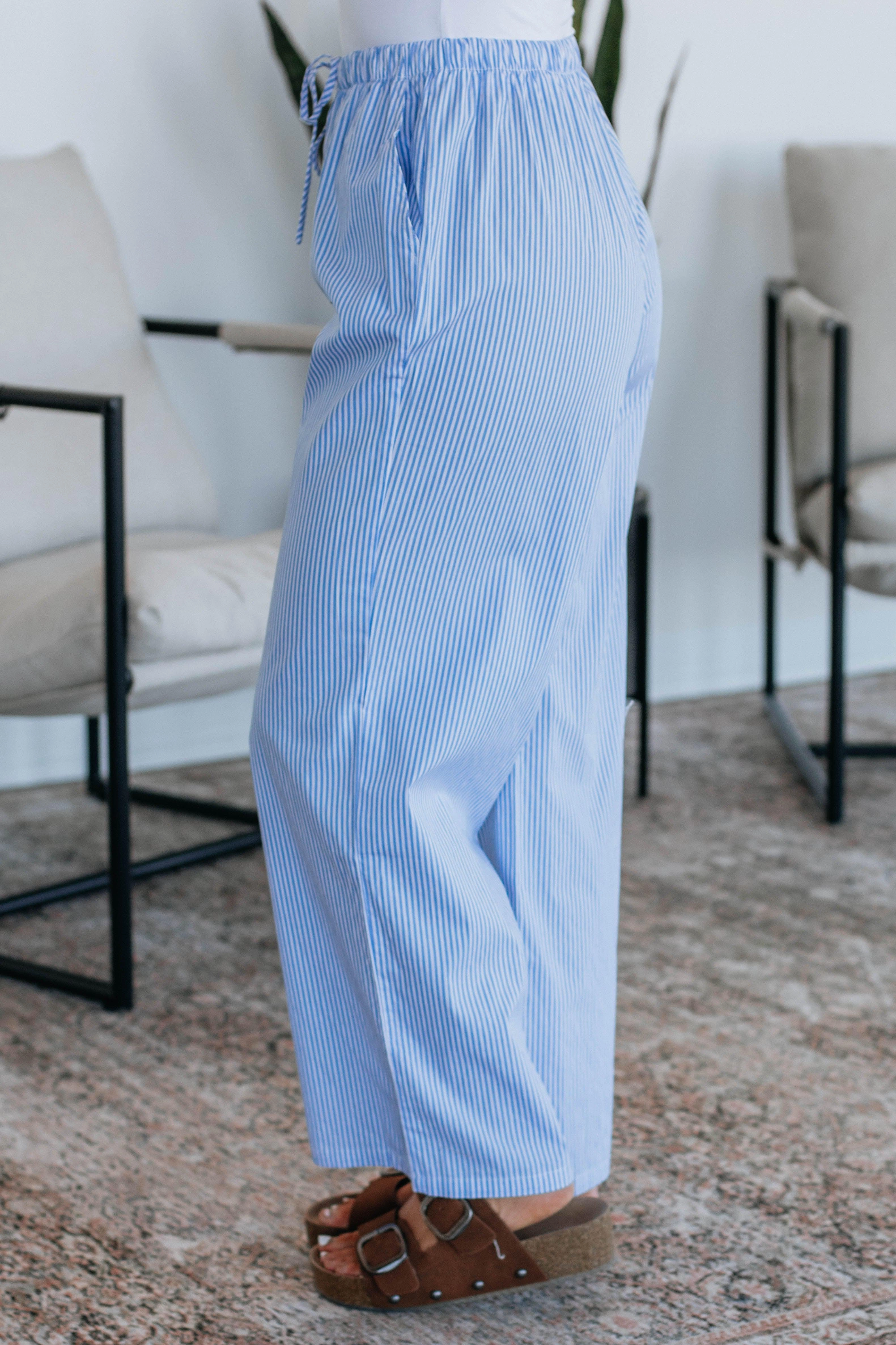 Low Bulk Bryce Striped Pants