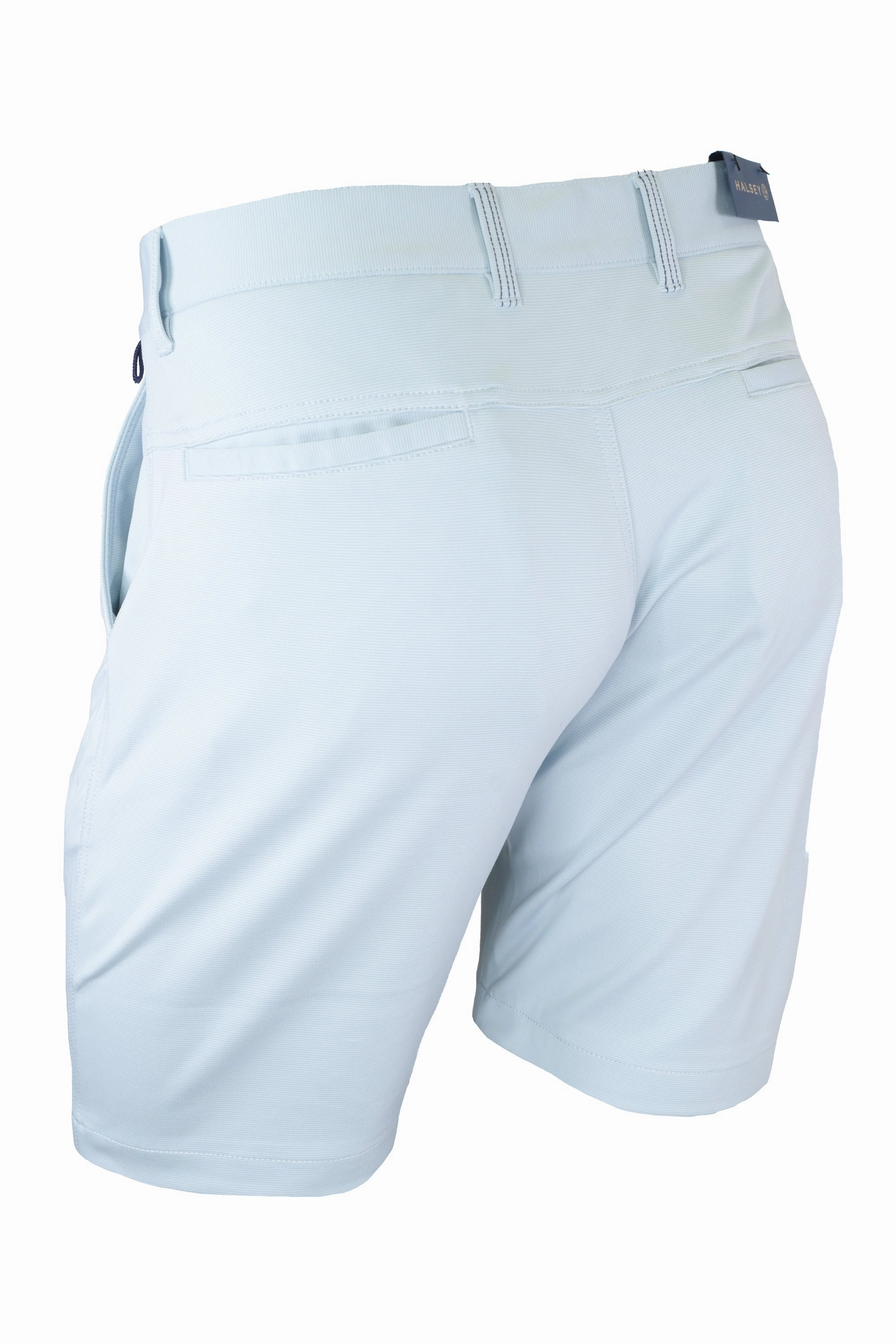 Relaxed Fit Design Snag Free Material Halsey Sport Shorts - Striped Misty Blue