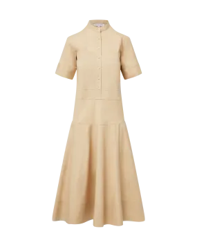 Cam Drop-Waist Midi Shirtdress Smart Vibe Chill Detail