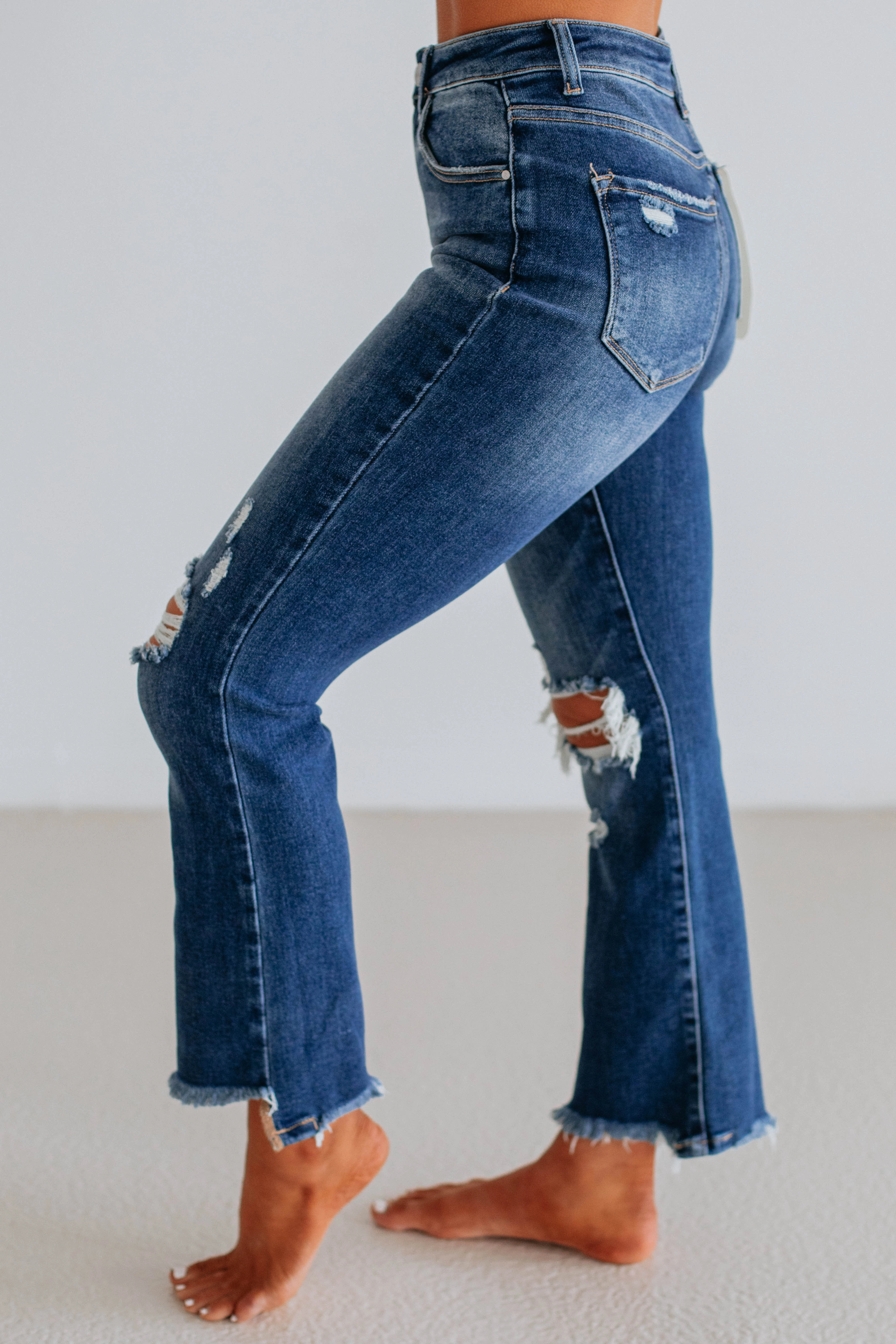 Cammi Risen Jeans - Dark Wash Ready Choice Chill Outfit Spring Mood