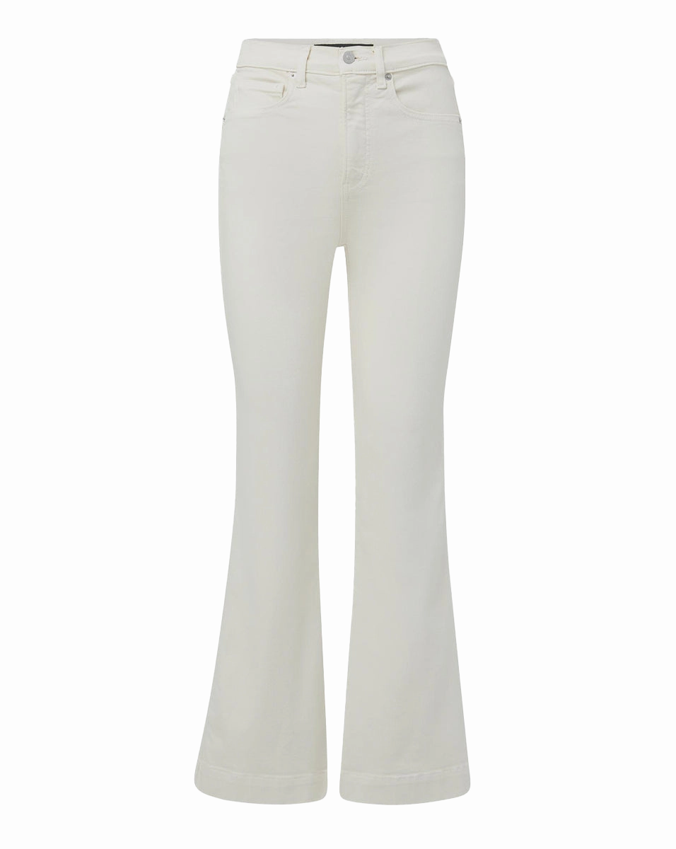 Carson Kick-Flare Jean Neutral Fabric Fray Resistant Hem